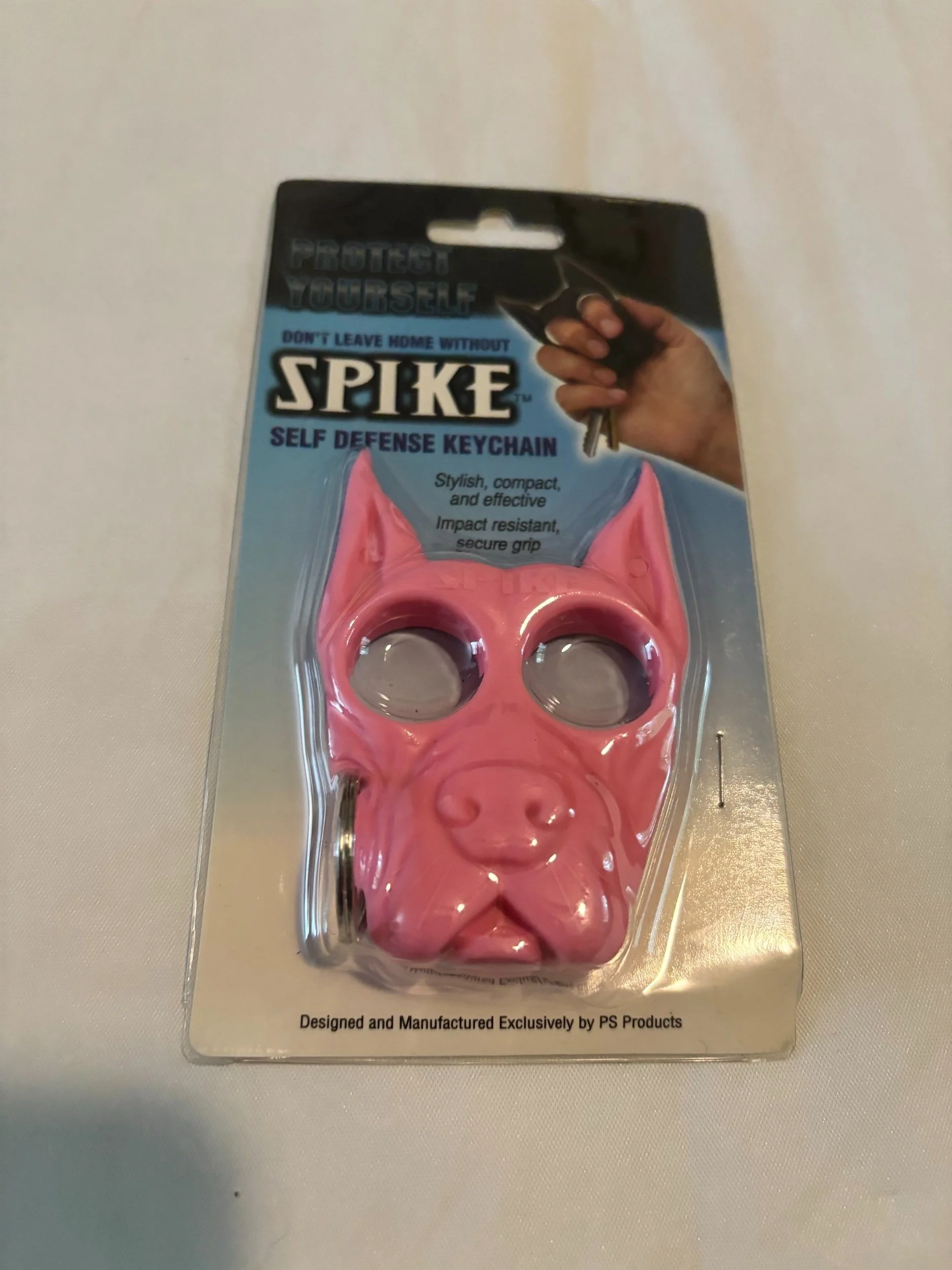 PS SPIKE SELF DEFENSE KEY CHAIN PINK