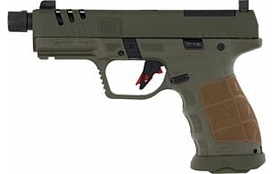SAR USA SAR9 COMPACT SOCOM 9MM 4.7" BBL 15/21 RD MAG SF GREEN