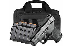 S&W M&P9 SHIELD PLUS 9MM TS 6 MAGS 3.1" BLACK BUNDLE