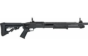 MOSSBERG 590R TACTICAL 12GA 18.5" 6RD ADJ STK CYL TUBE