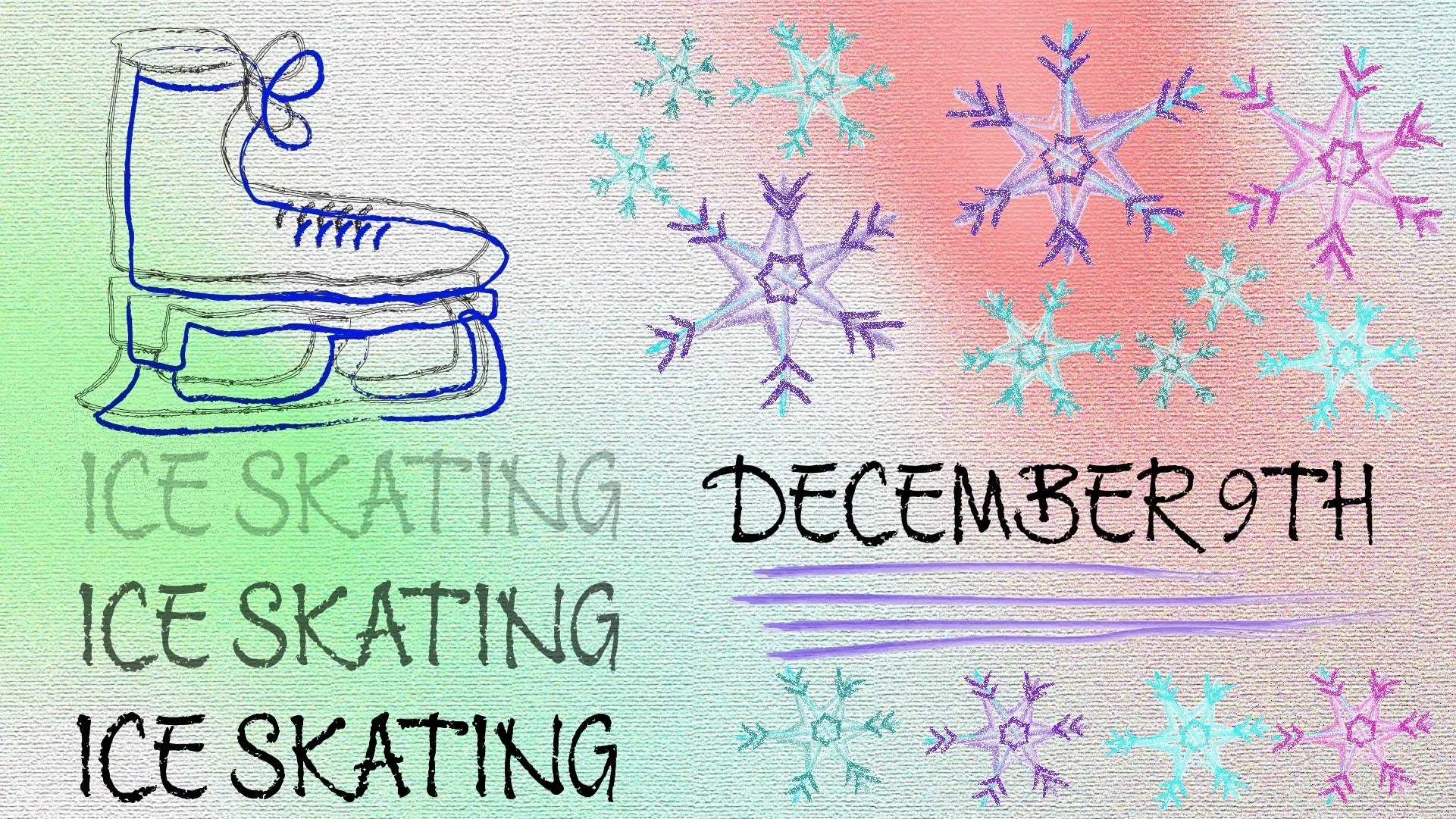 Ice Skating Student Event Graphic - Perimeter Church Student Ministries