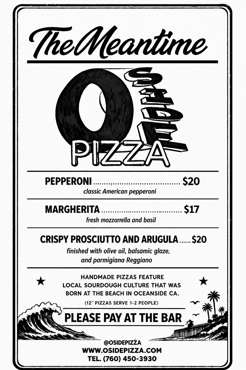 Menu board