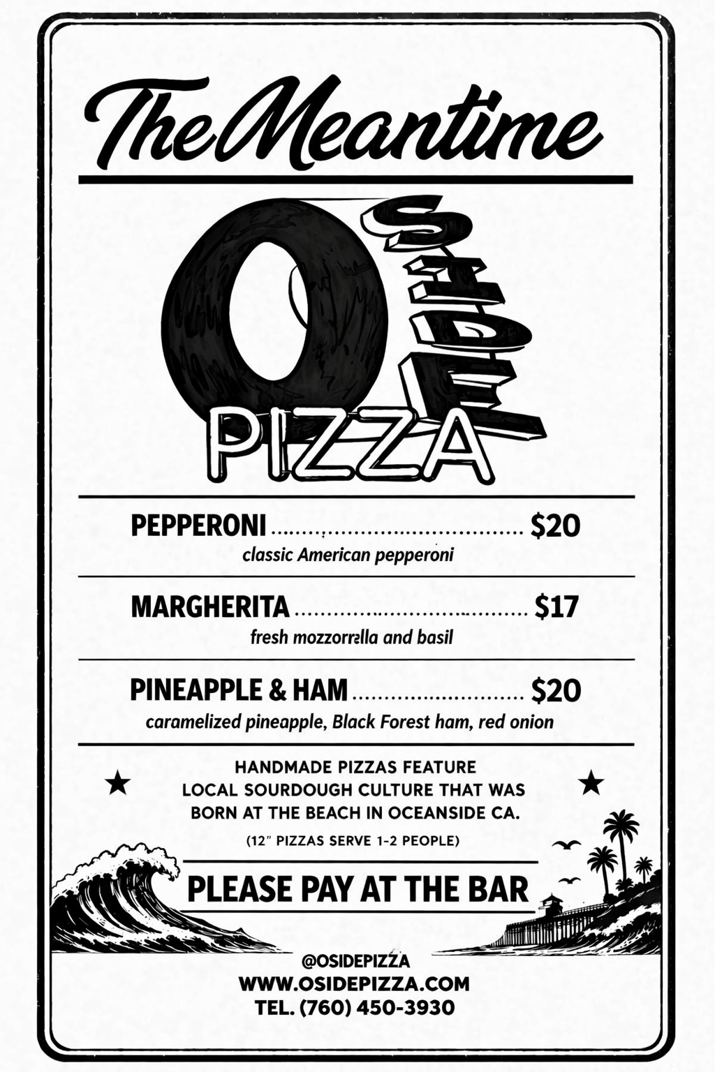Menu board