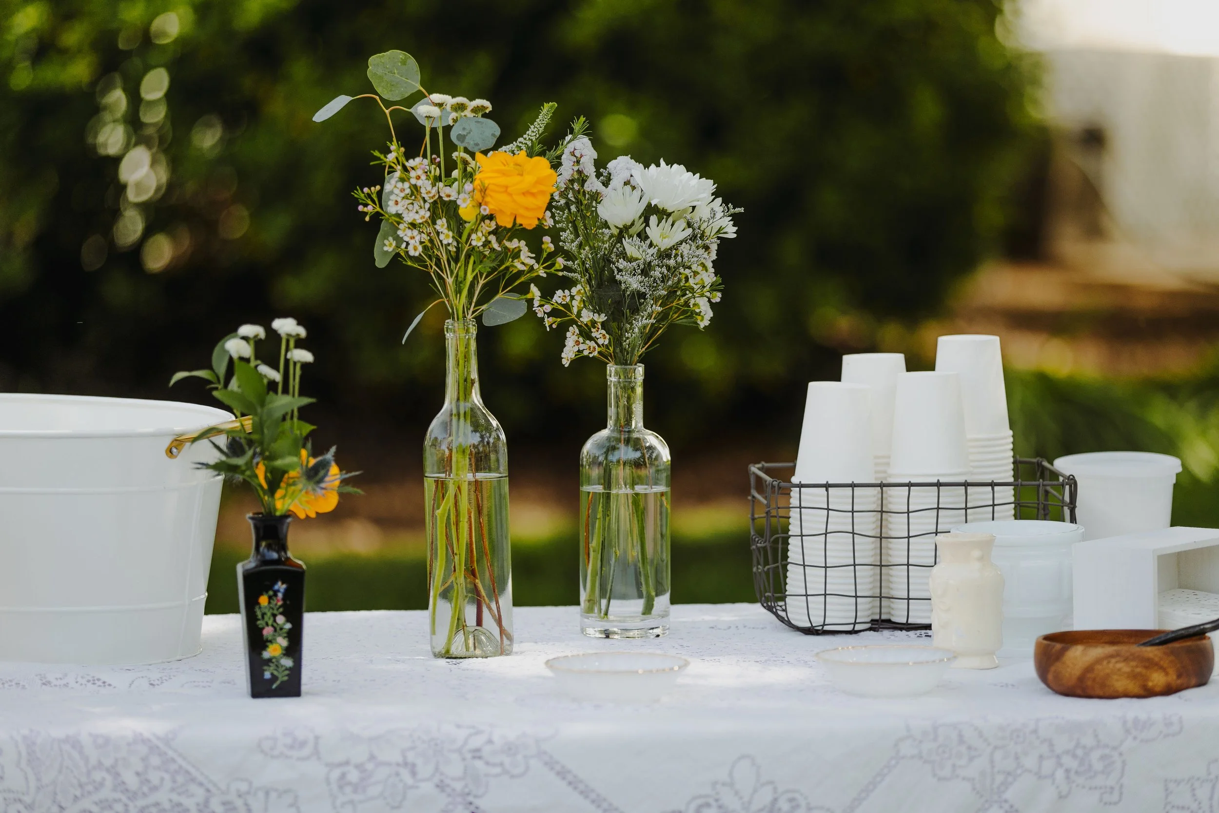 Florals for Coffee Station