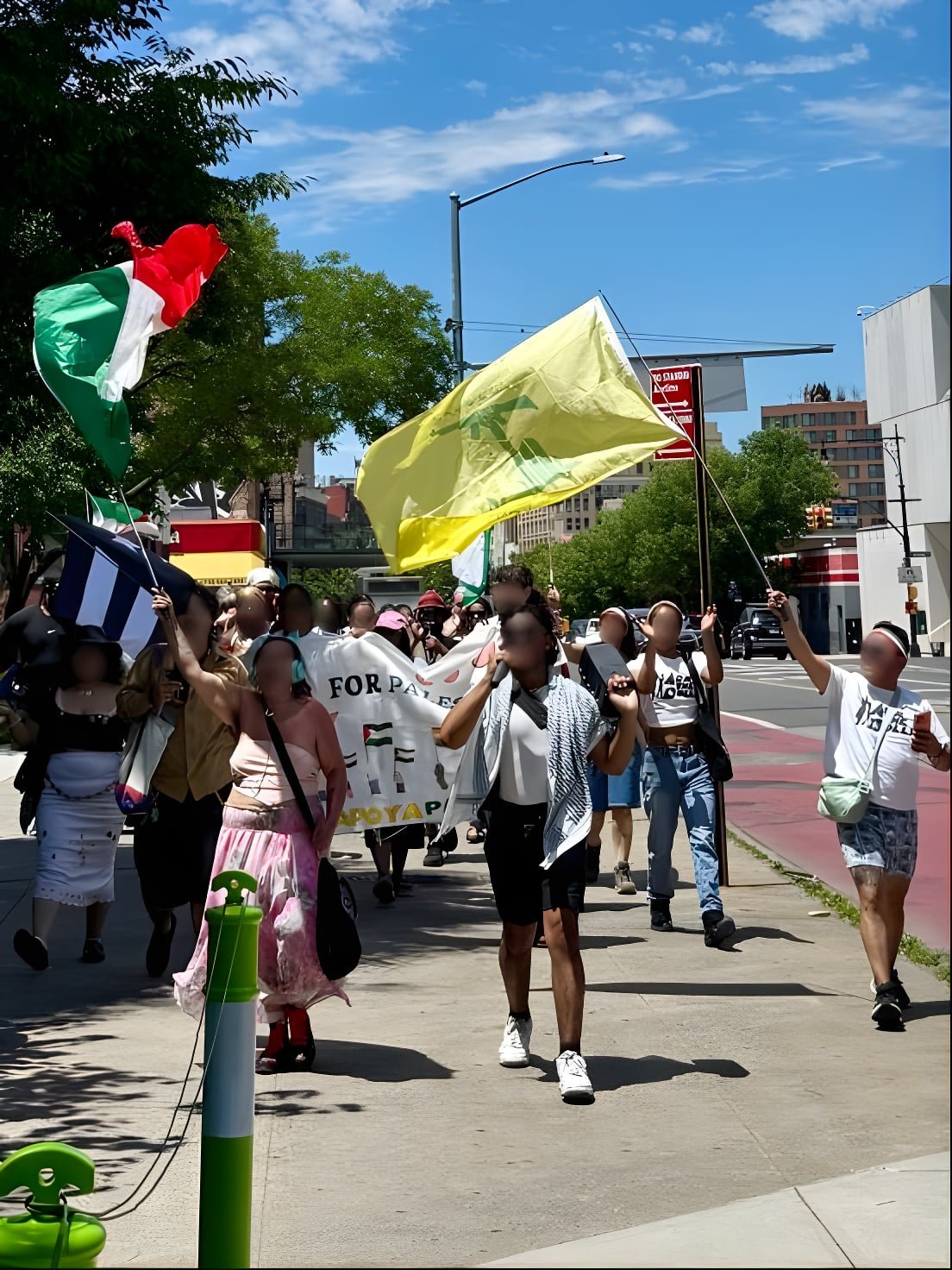 We marched in solidarity with the Axis of Resistance