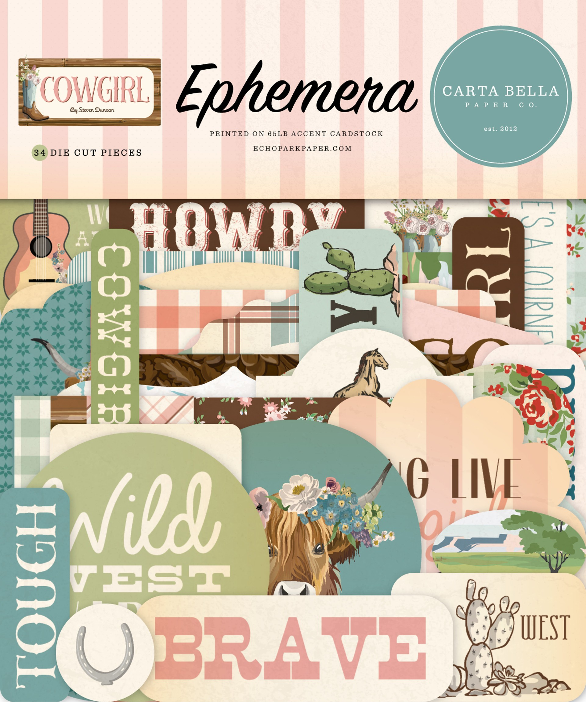 Carta Bella Cowgirl Ephemera
