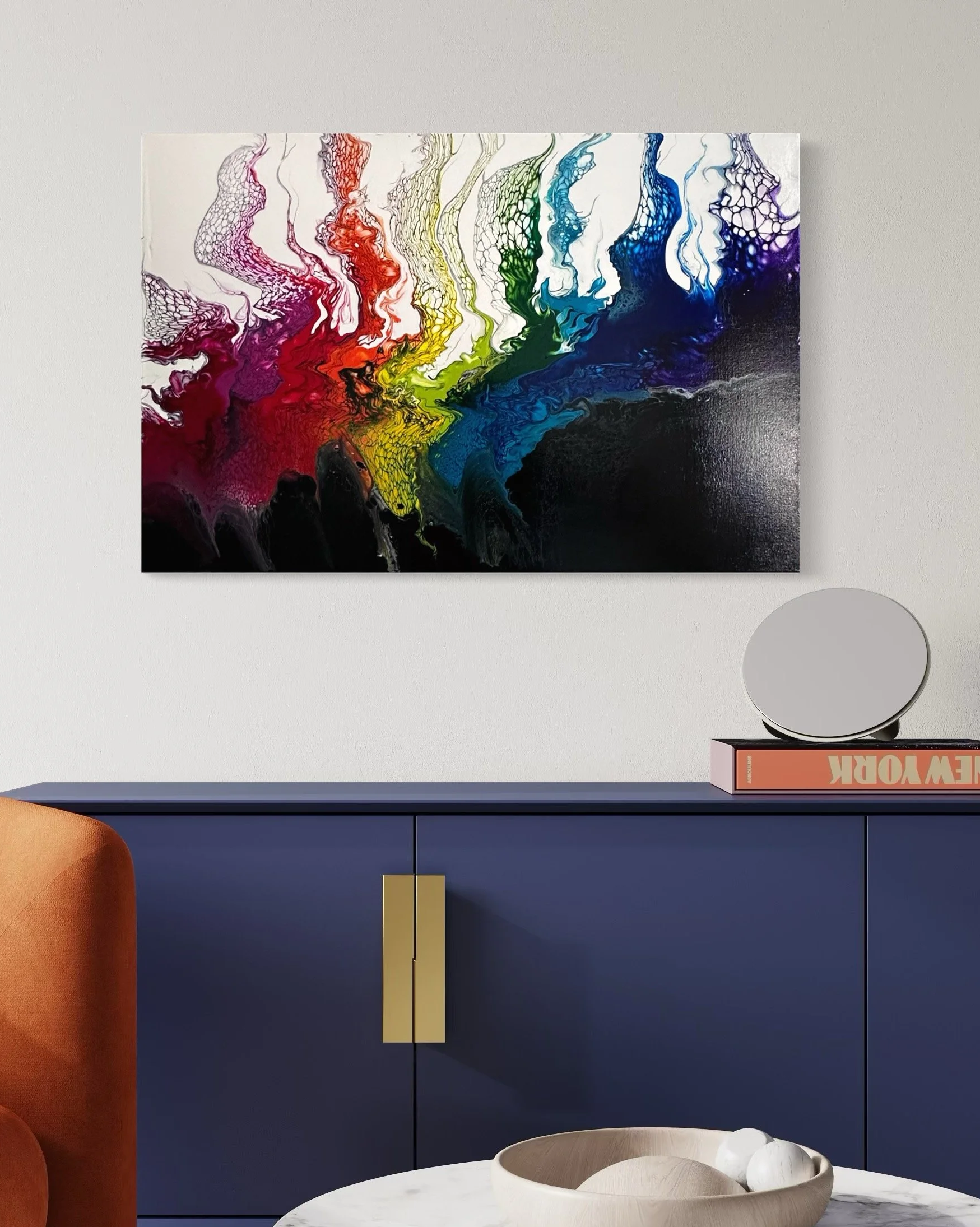 'Flaming Rhapsody' - 24x36