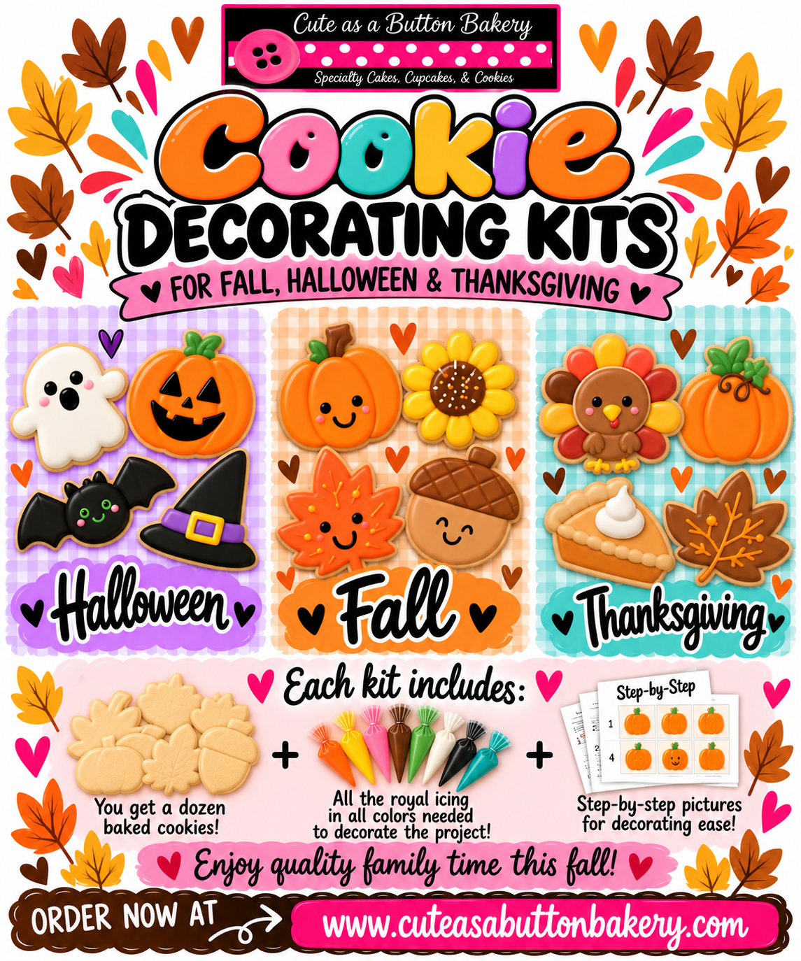 Cookie Decorating Kits (click picture to see all designs)
