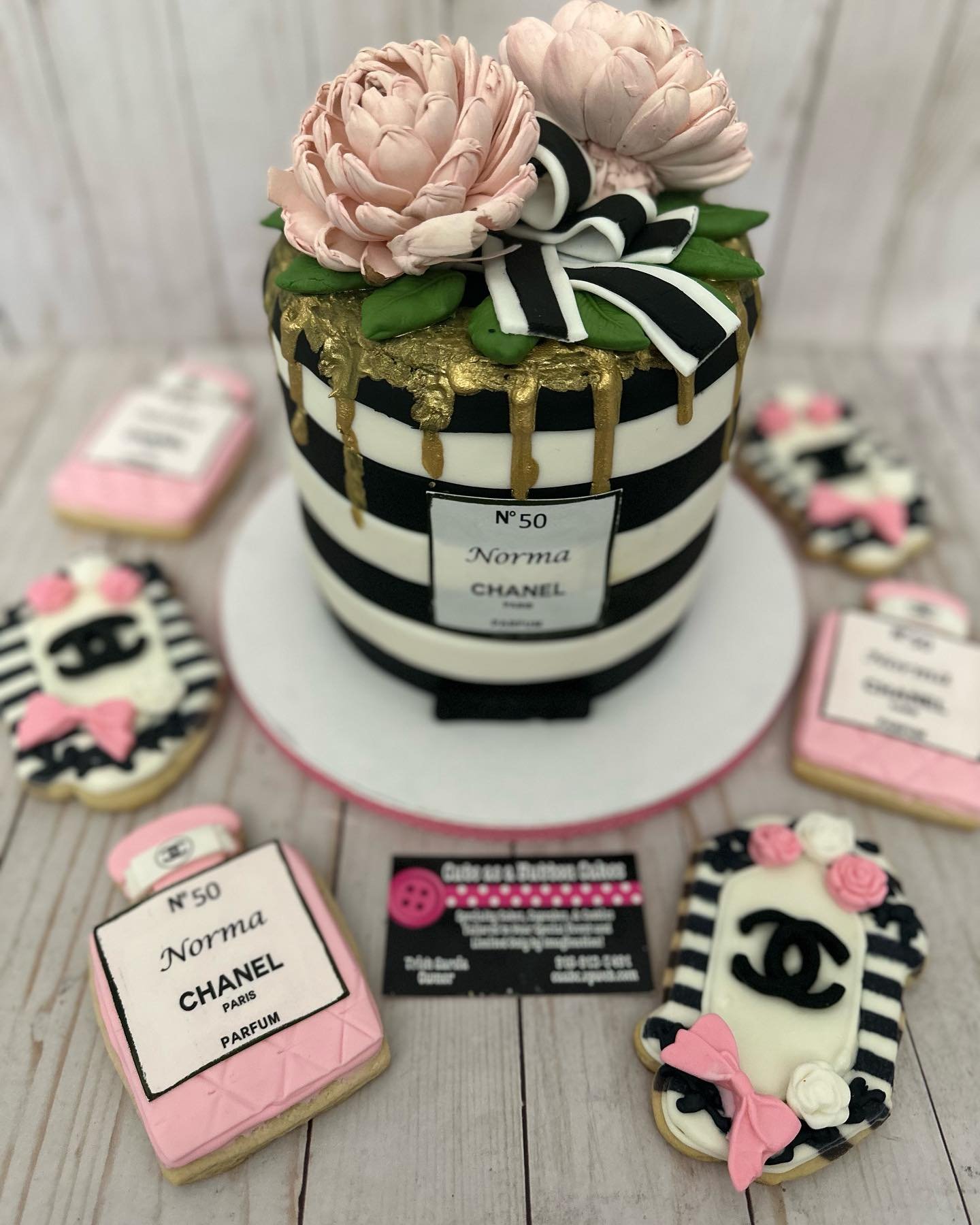 chanel cake and cookies.jpg