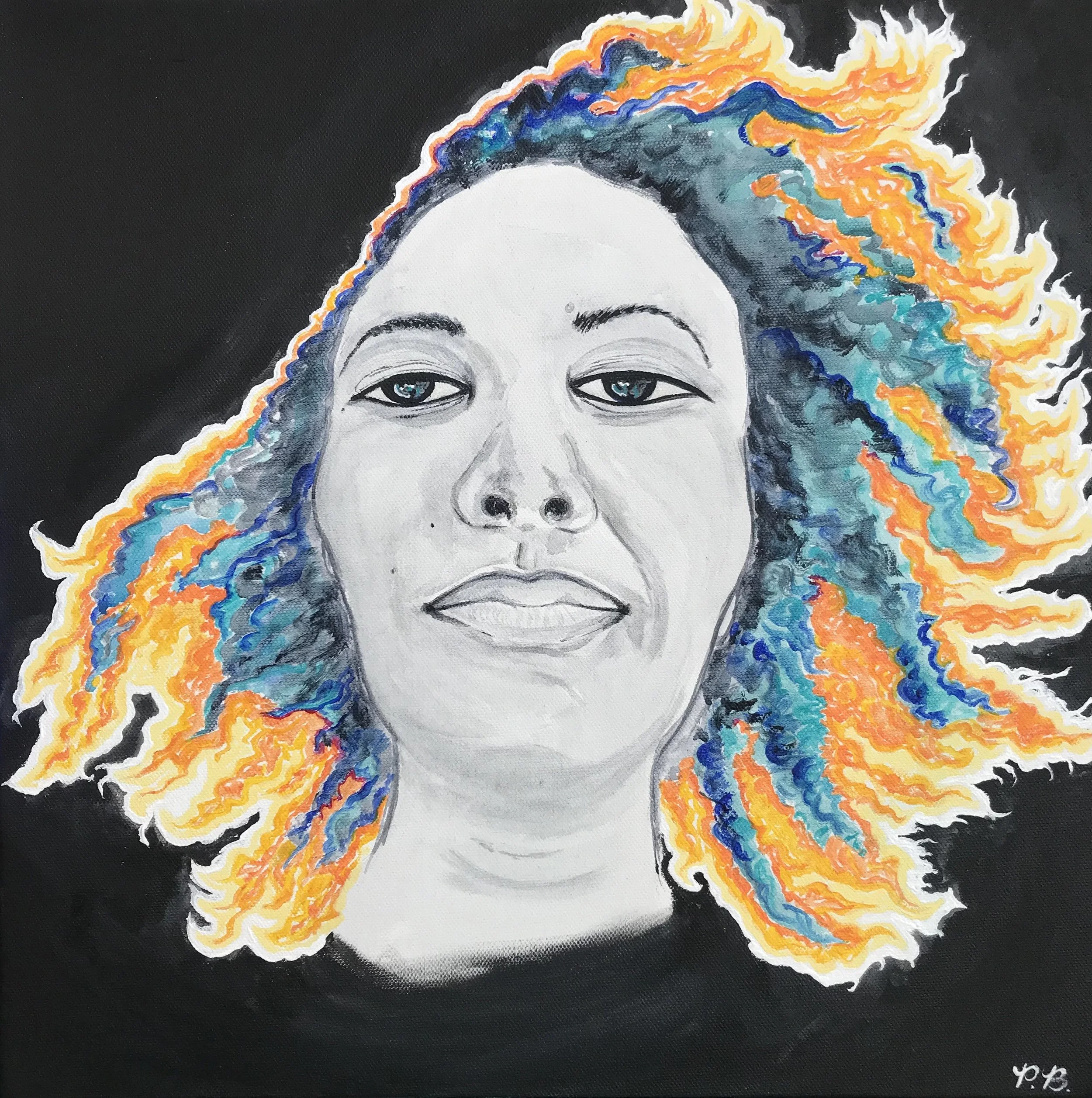 Afire|
Acrylic on canvas |
16 x 16 inches |
$550