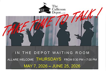 Take Time to Talk Series- Spring 2026- Starts May 7