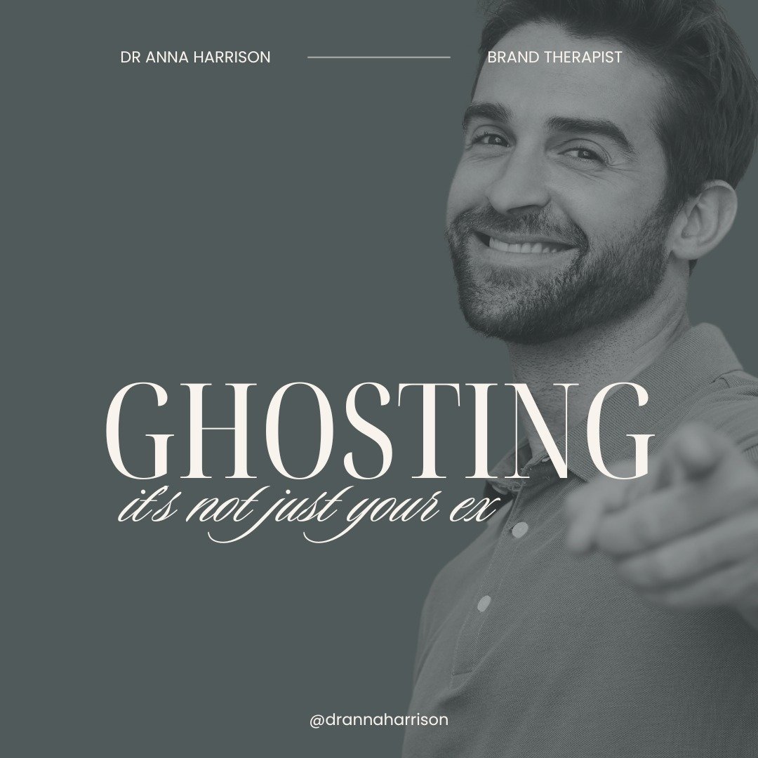 #ghosting occurs when one party cuts off all communication without warning, and guess what - this behaviour is not confined to your conversations on Tinder! 

In the consumer world, you&rsquo;re deemed &lsquo;not of value&rsquo; anymore by a brand an