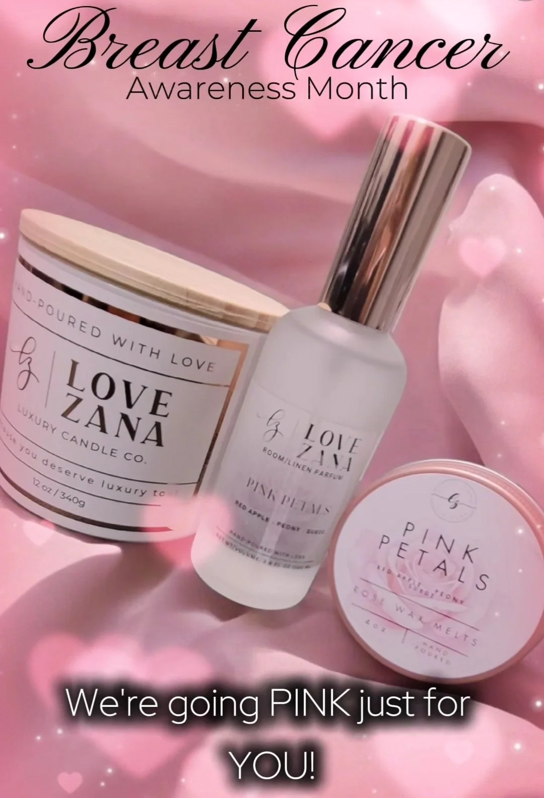 LOVE LUXURY CANDLE - ピンク LOVE LUXURY CANDLE - ピンク