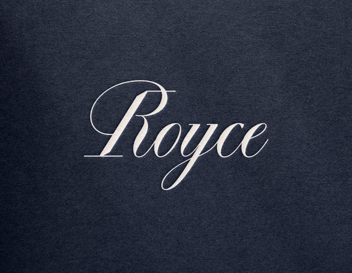 The Royce branded collateral examples for The Langham, Huntington, Pasadena