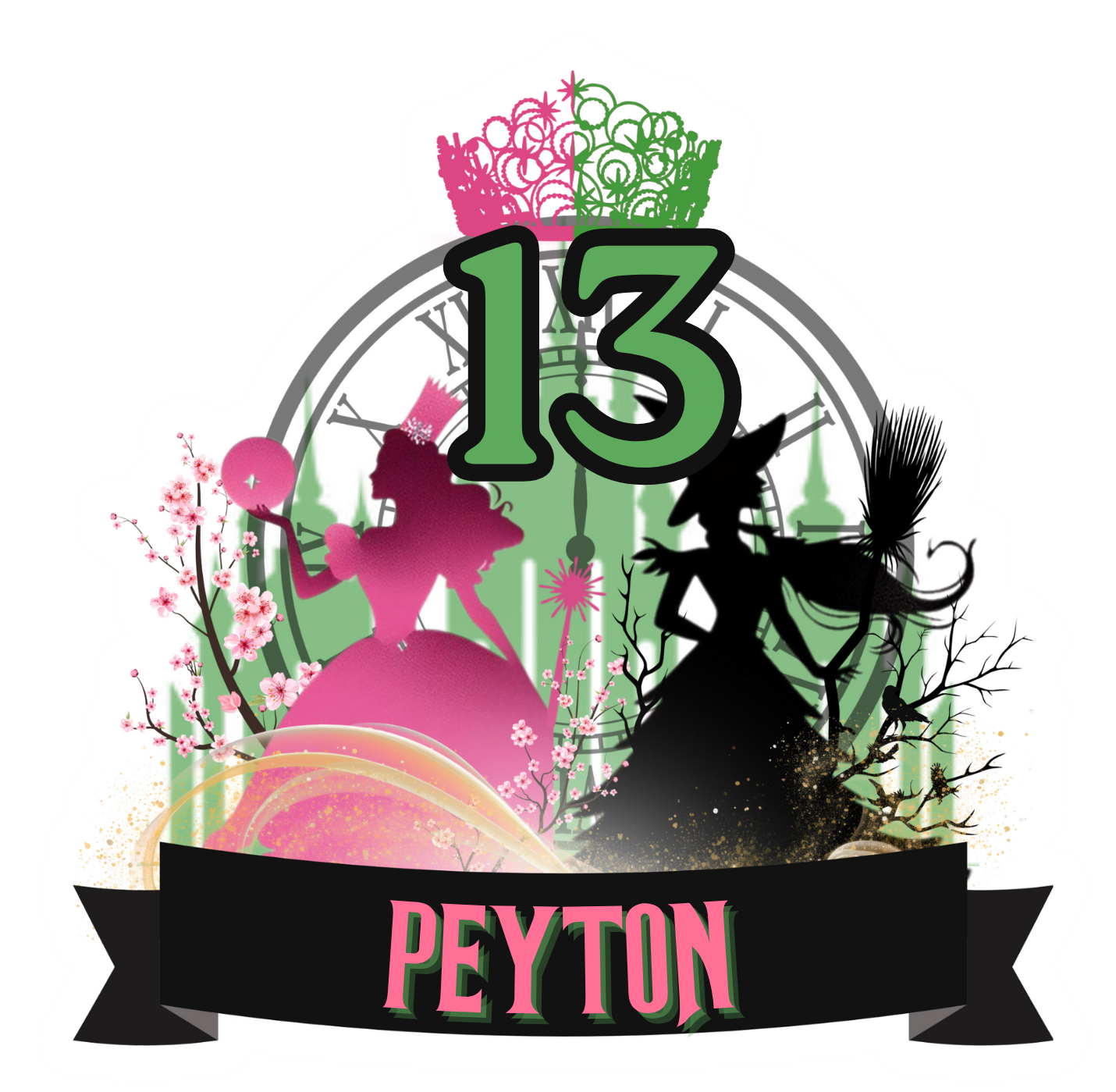 Wicked 3D Cake Topper
