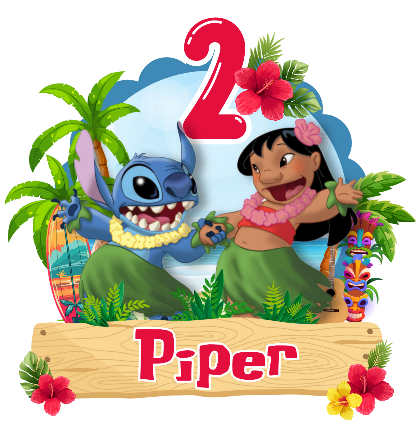 Stitch 3D Cake Topper