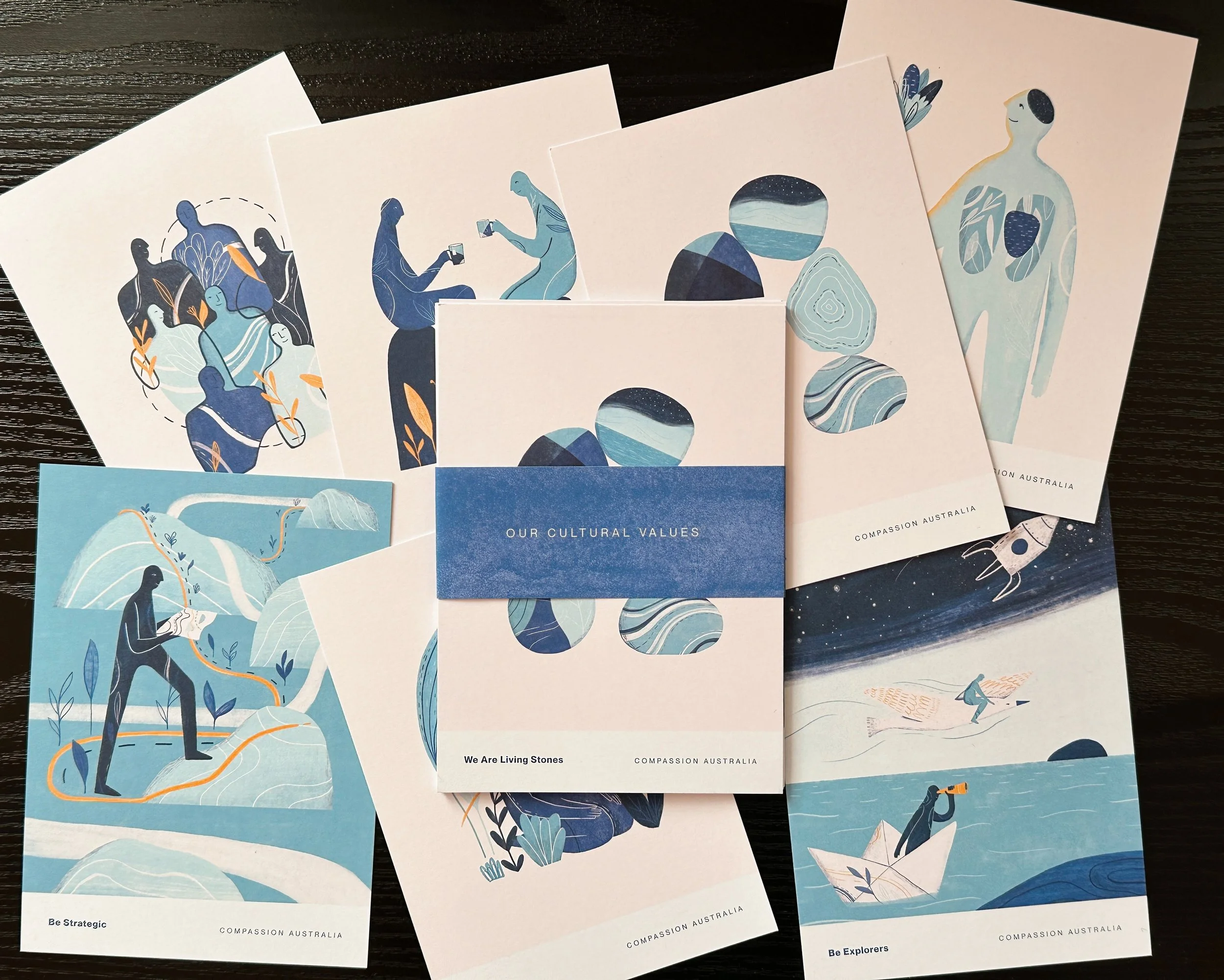 Augmented Reality Postcards and Belly Band – Staff Gift