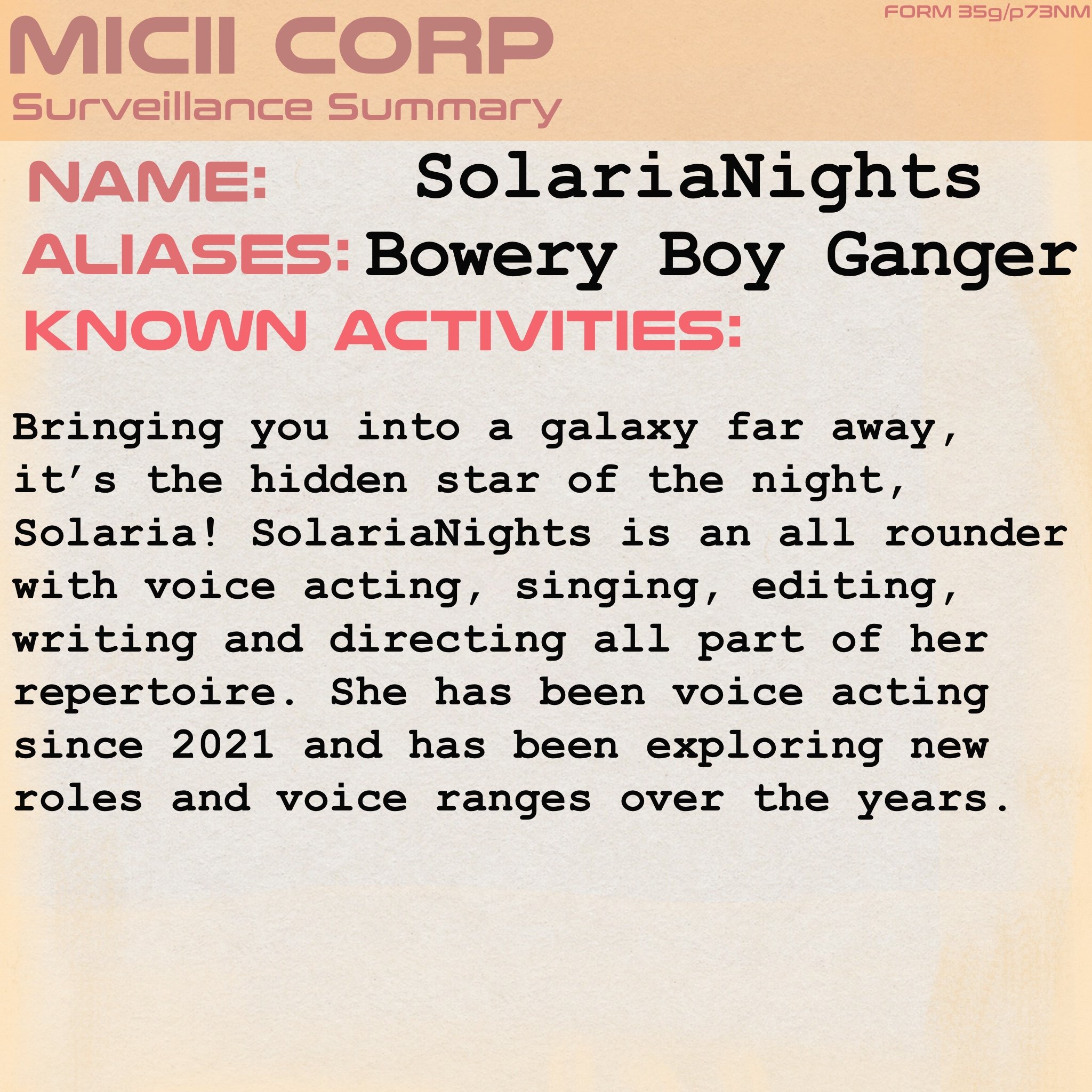 SolariaNights, Witchpunk