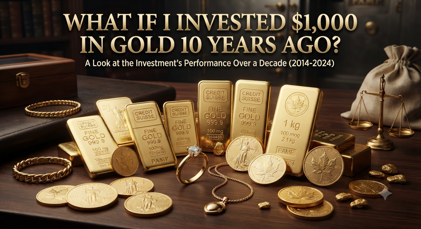 What If I Invested $1,000 in Gold 10 Years Ago?