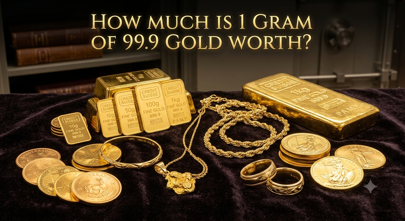 How Much Is 1 Gram of 99.9 Gold Worth?