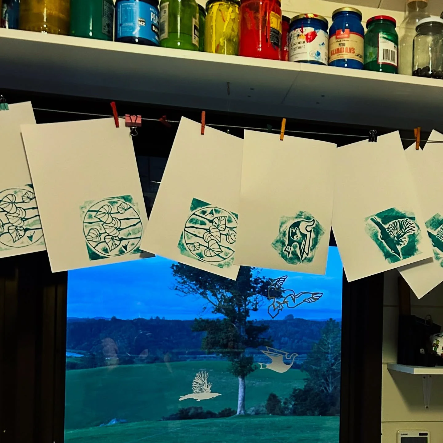 Sunday printing
#collography