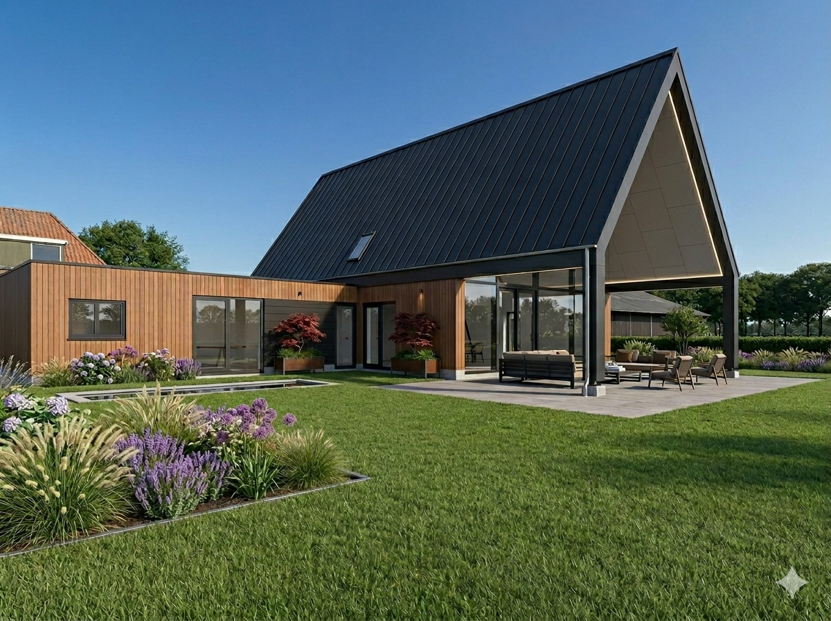 Ontwerp en vergunningsaanvraag - Vrijstaande schuurwoning