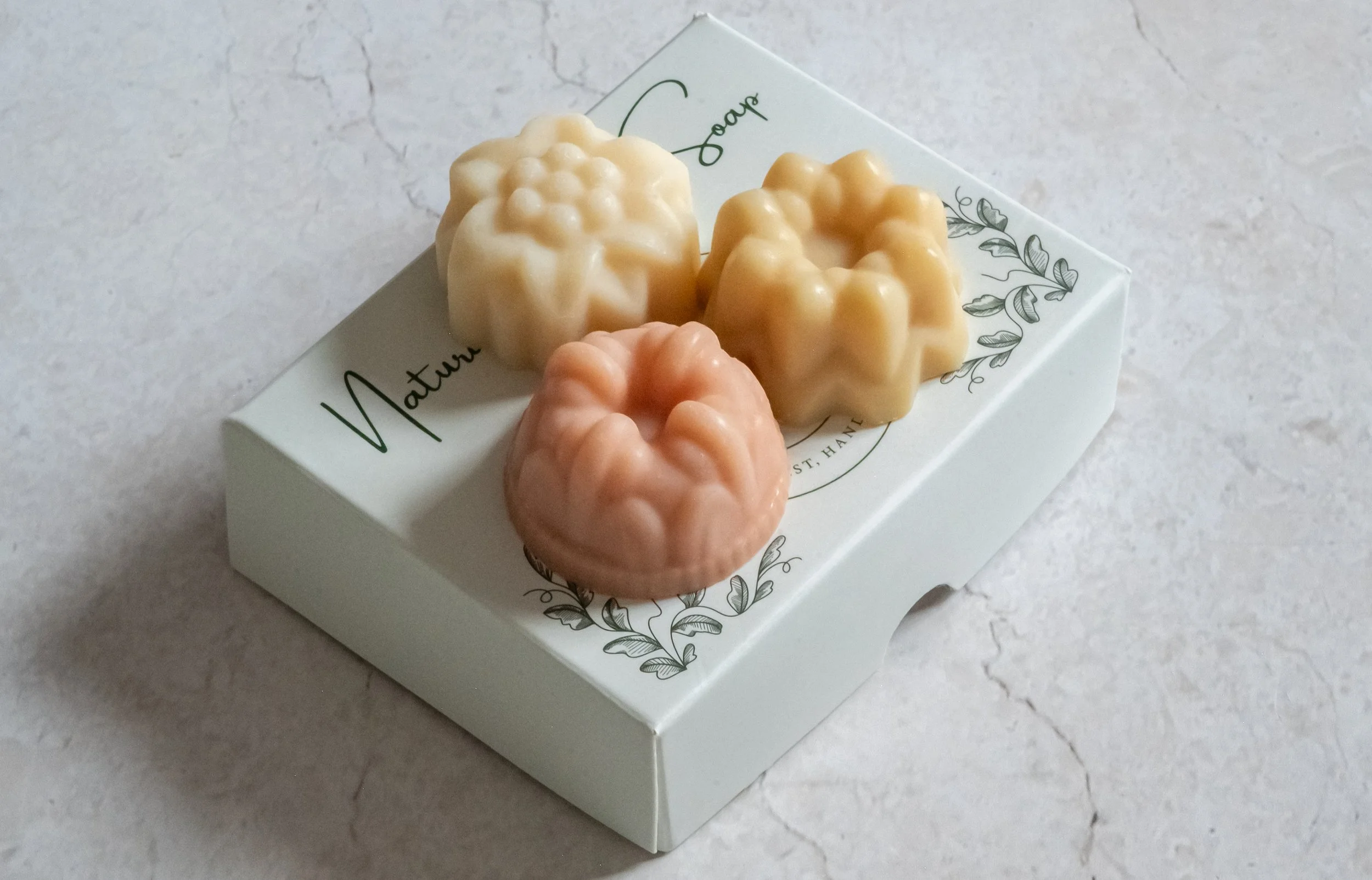 Ivy Soap House Natural Organic Guest Soap Trio