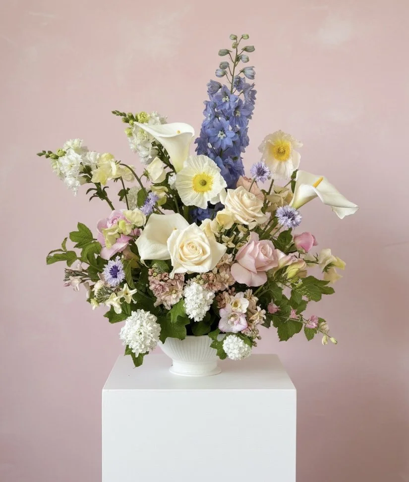 Enchanting Wedding Plinth Arrangement