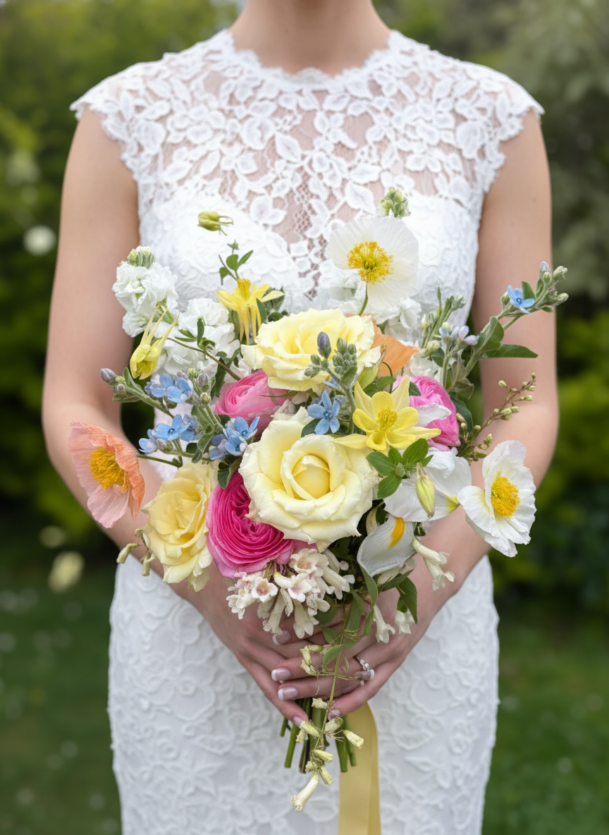Bridal Bouquet | Bright Tones