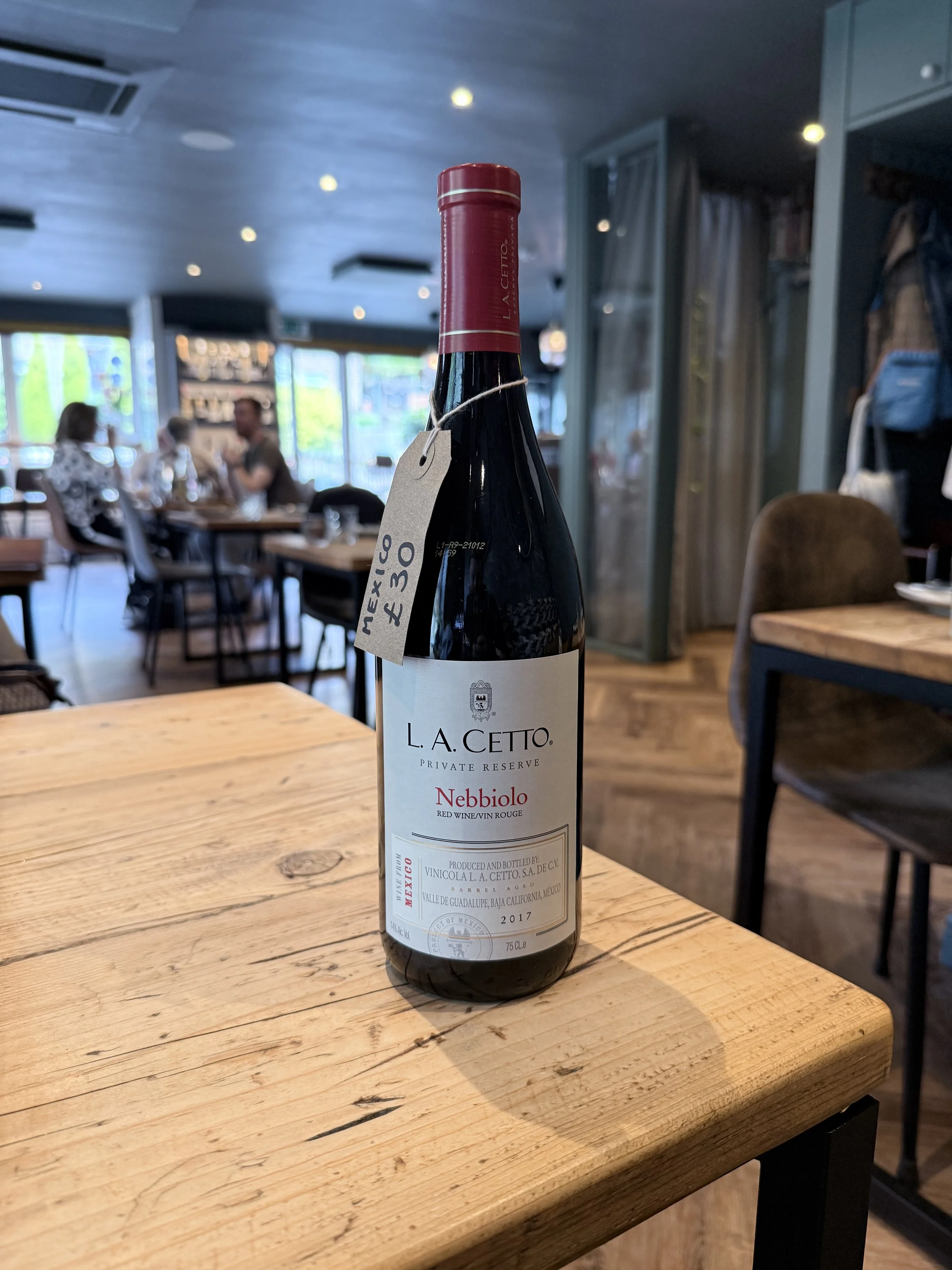 L. A. Cetto Nebbiolo Red Wine 2017