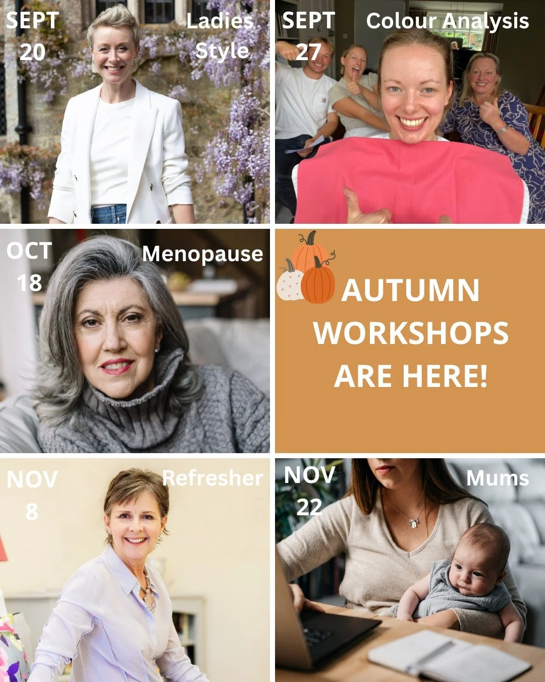 The SUMMER is over! Time to start a refresh and embrace the layers and cosy knits.

This is the month to pack away your cool linen clothes and dresses and bring out your autumn wardrobe.

If you have no idea where to start, why not come together with