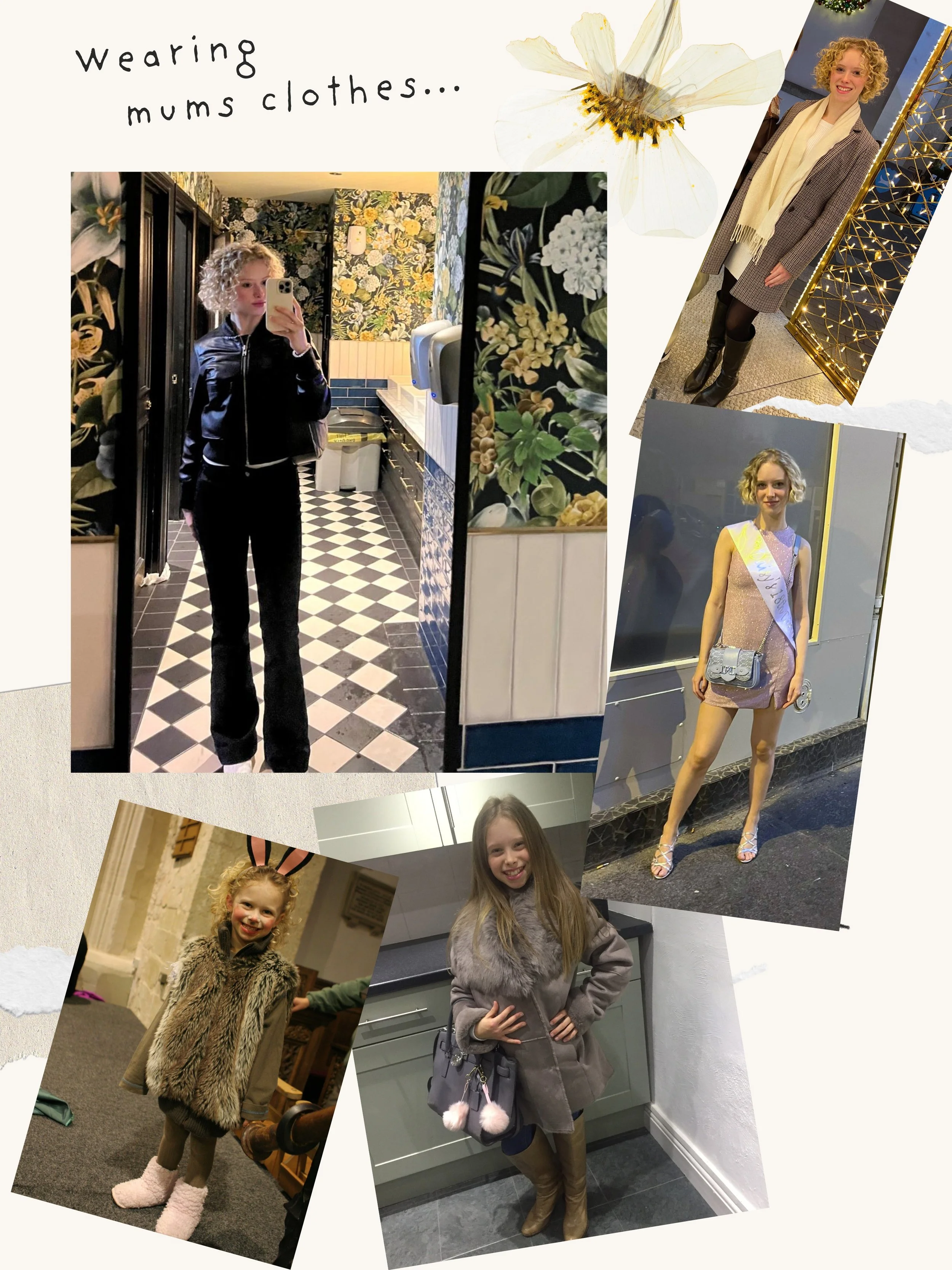 Daisy loved dressing up in my clothes when she was little. Watching her perform on stage, in my kitchen, and lounge... it was so wonderful. We had so many laughs.

It is so nice to see how she has developed and found her personal style. She hasn't fo