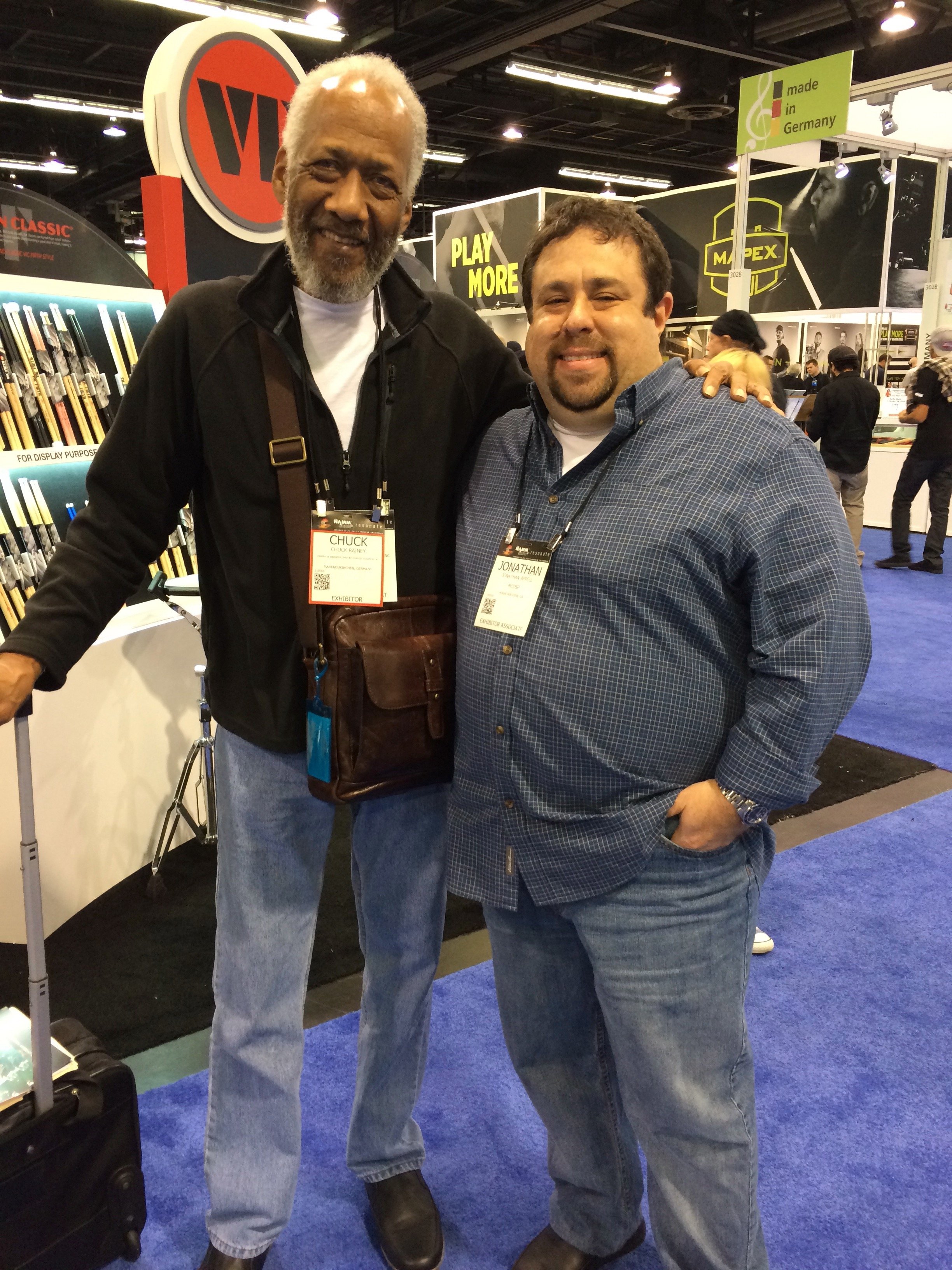 Bass legend Chuck Rainey (Steely Dan, Joe Cocker, Aretha Frankin) and JA.