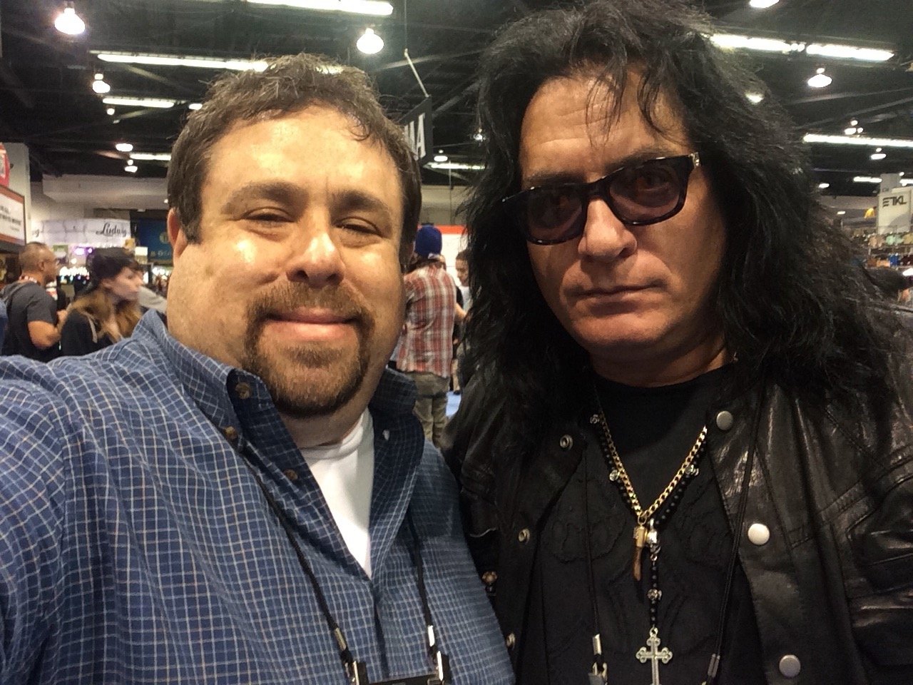 JA with drummer Bobby Rondinelli (Rainbow, Blue Oyster Cult, Black Sabbath).