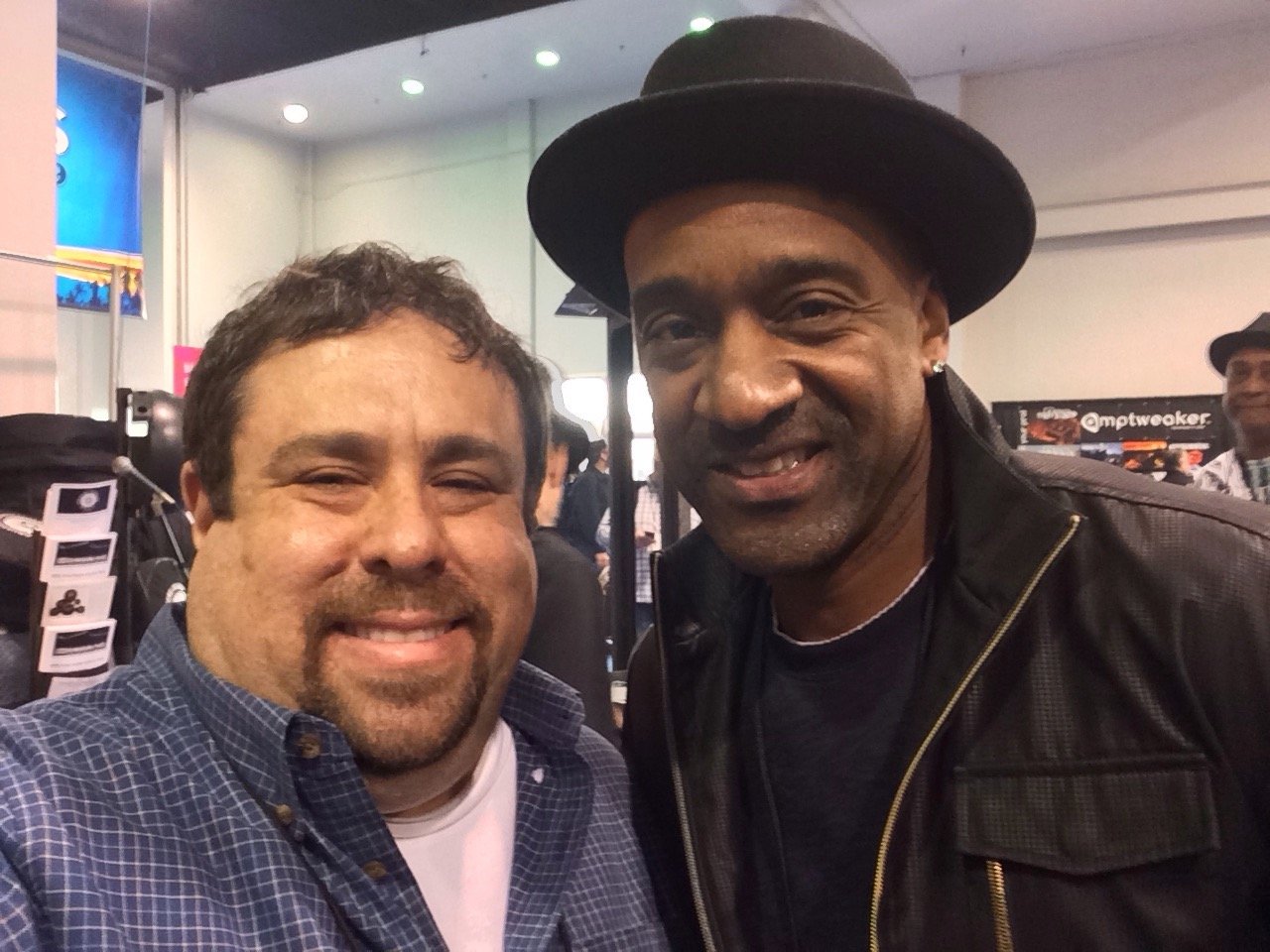 JA with Marcus Miller (Herbie Hancock, Michael Jackson).