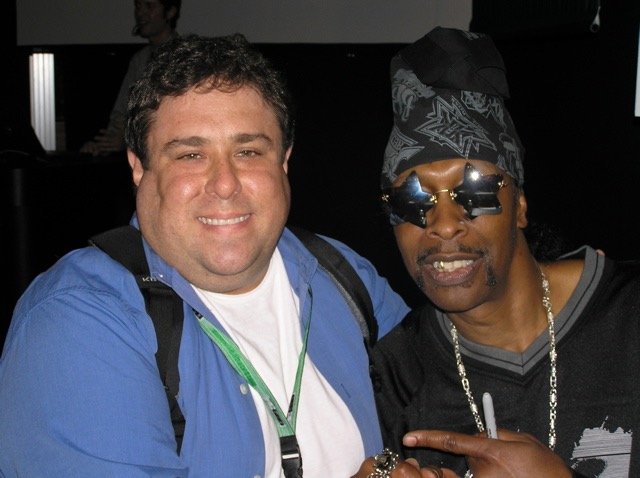 JA and THE funk master, bassist Bootsy Collins (Parliament Funkadelic).