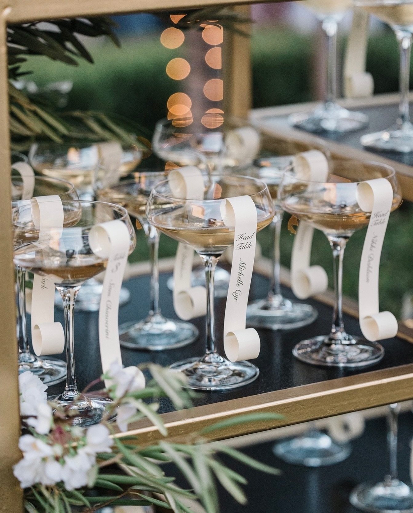 The most elegant Champagne seating chart