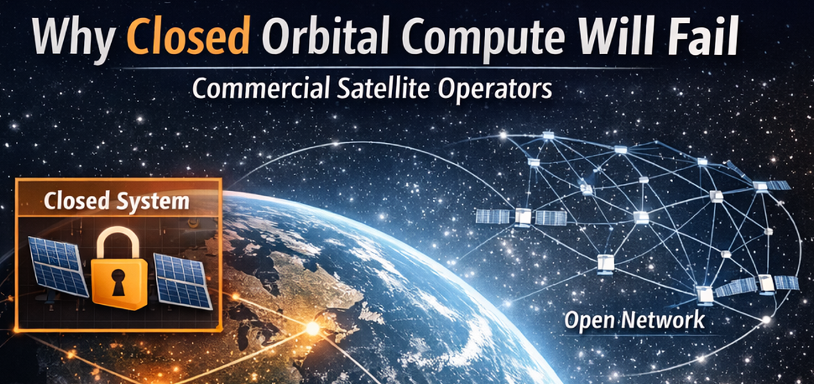 Why Closed Orbital Compute Will Fail Commercial Satellite Operators