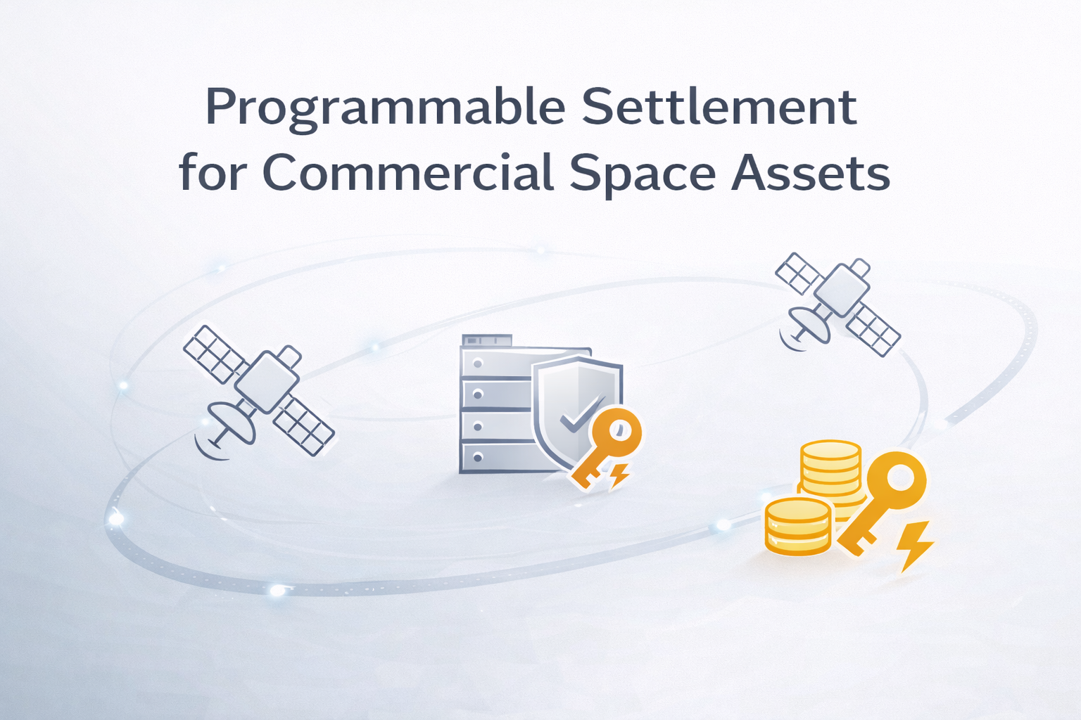 Programmable Settlement for Commercial Space Assets