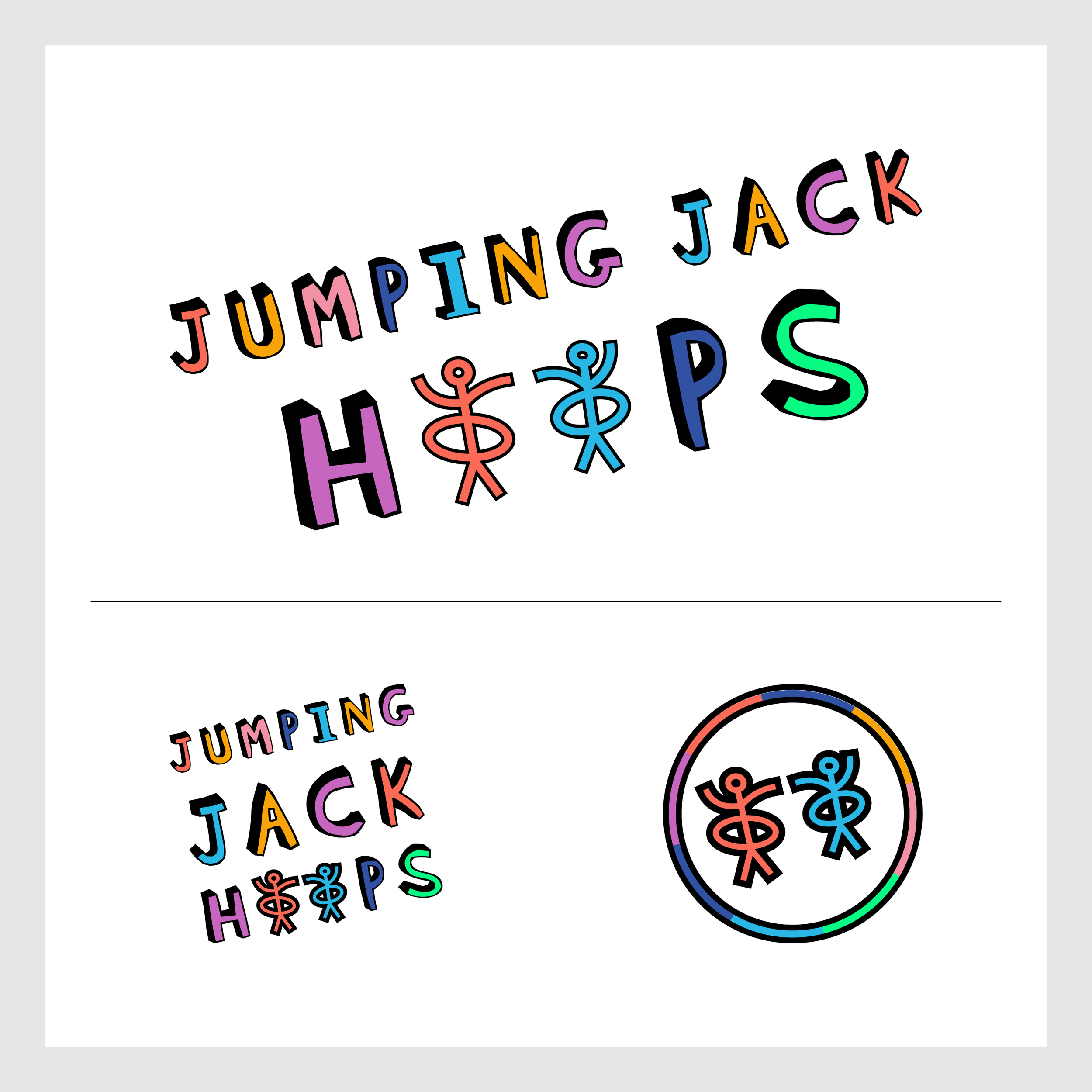 Jumping Jack Hoops, Logo Design, Volunteer
