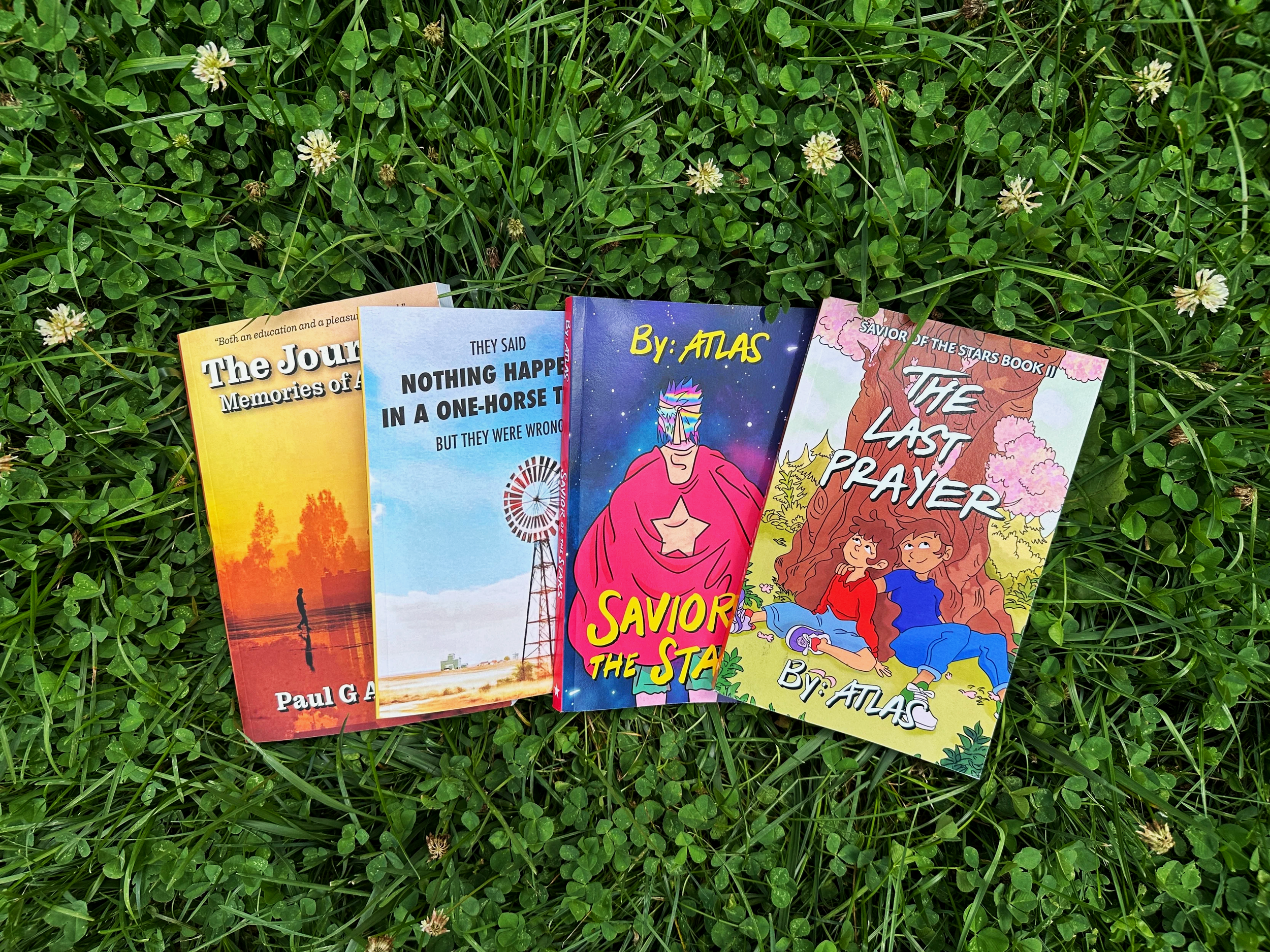 Four Recent Publications of Two Tales Editing, Book Cover Design & Handlettering