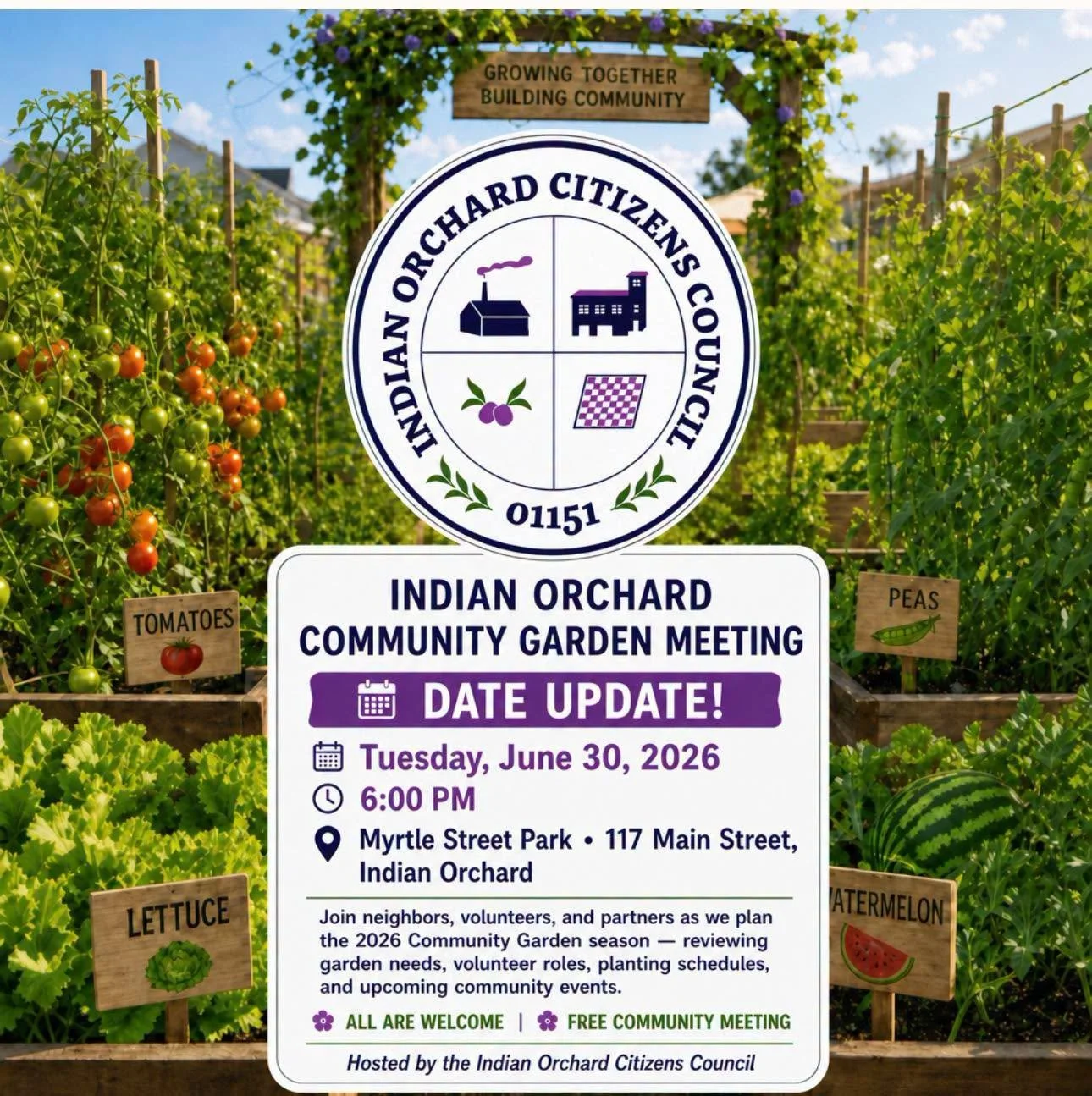 Indian Orchard Citizens Council, Logo Design, Volunteer