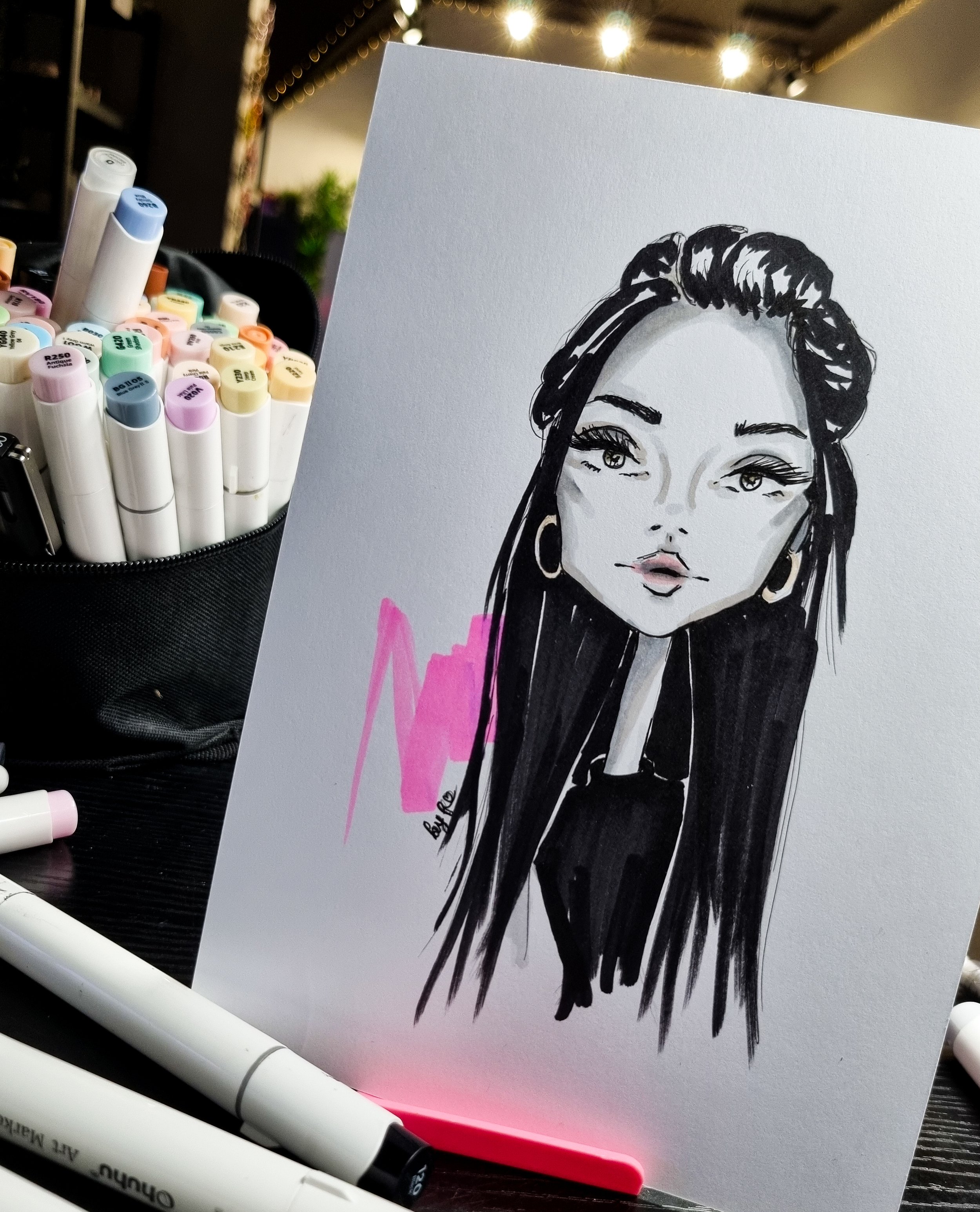 B&W Fashion Portrait