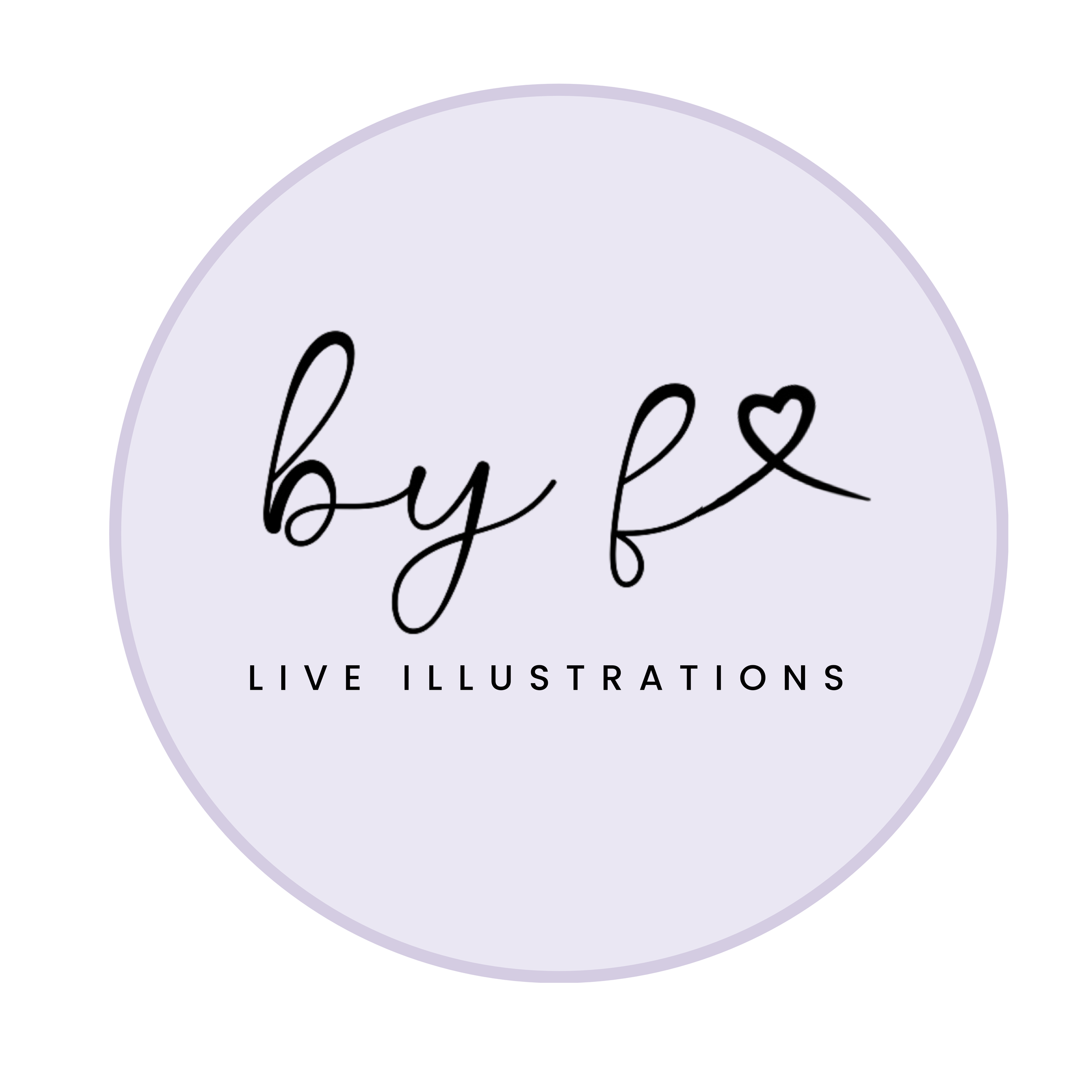 byfarhannah live illustration logo