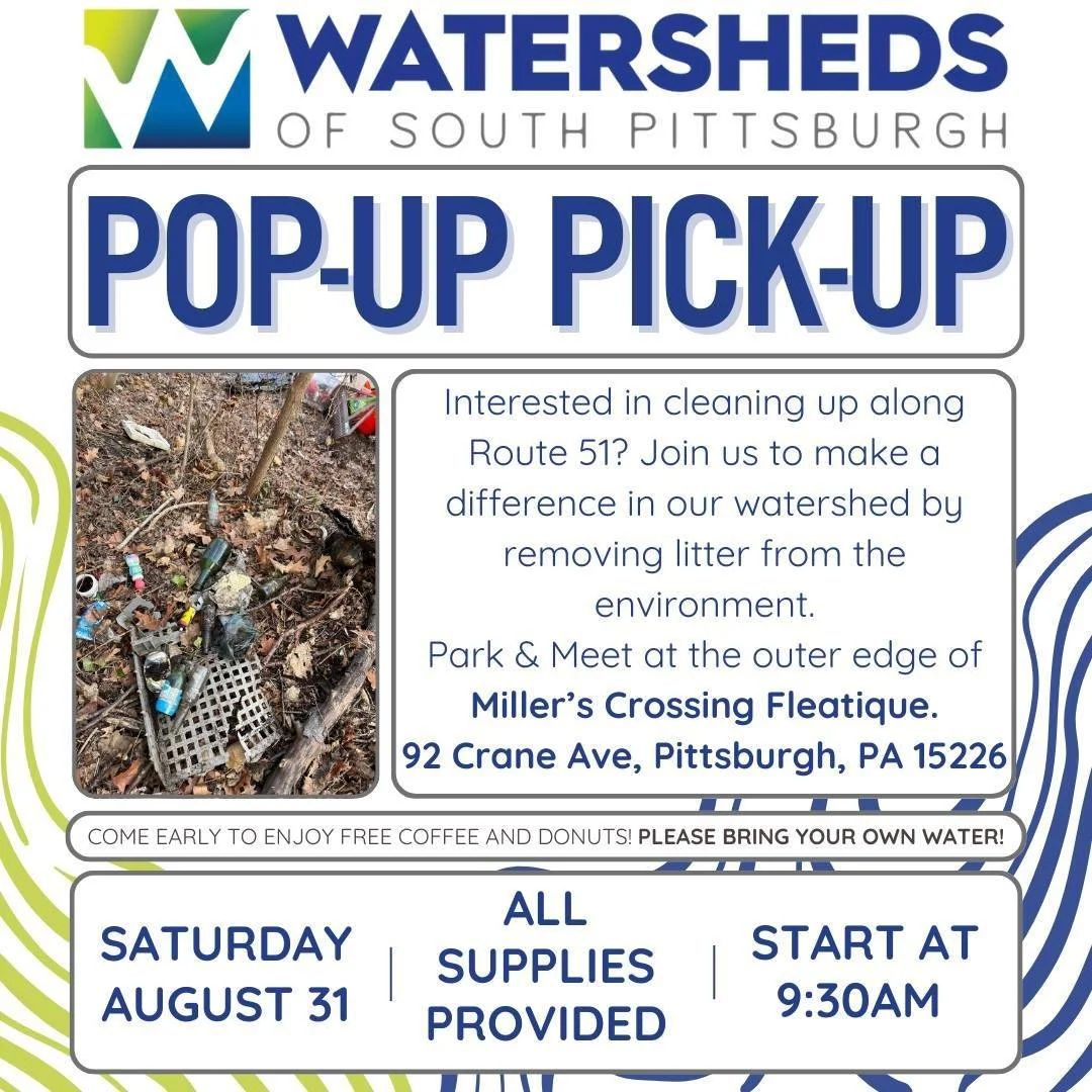 Pop-Up Pick-Up on Saw Mill Run Blvd! Pop-Up to Pick-Up at Miller's Crossing Fleatique this Saturday, 9:30AM.
