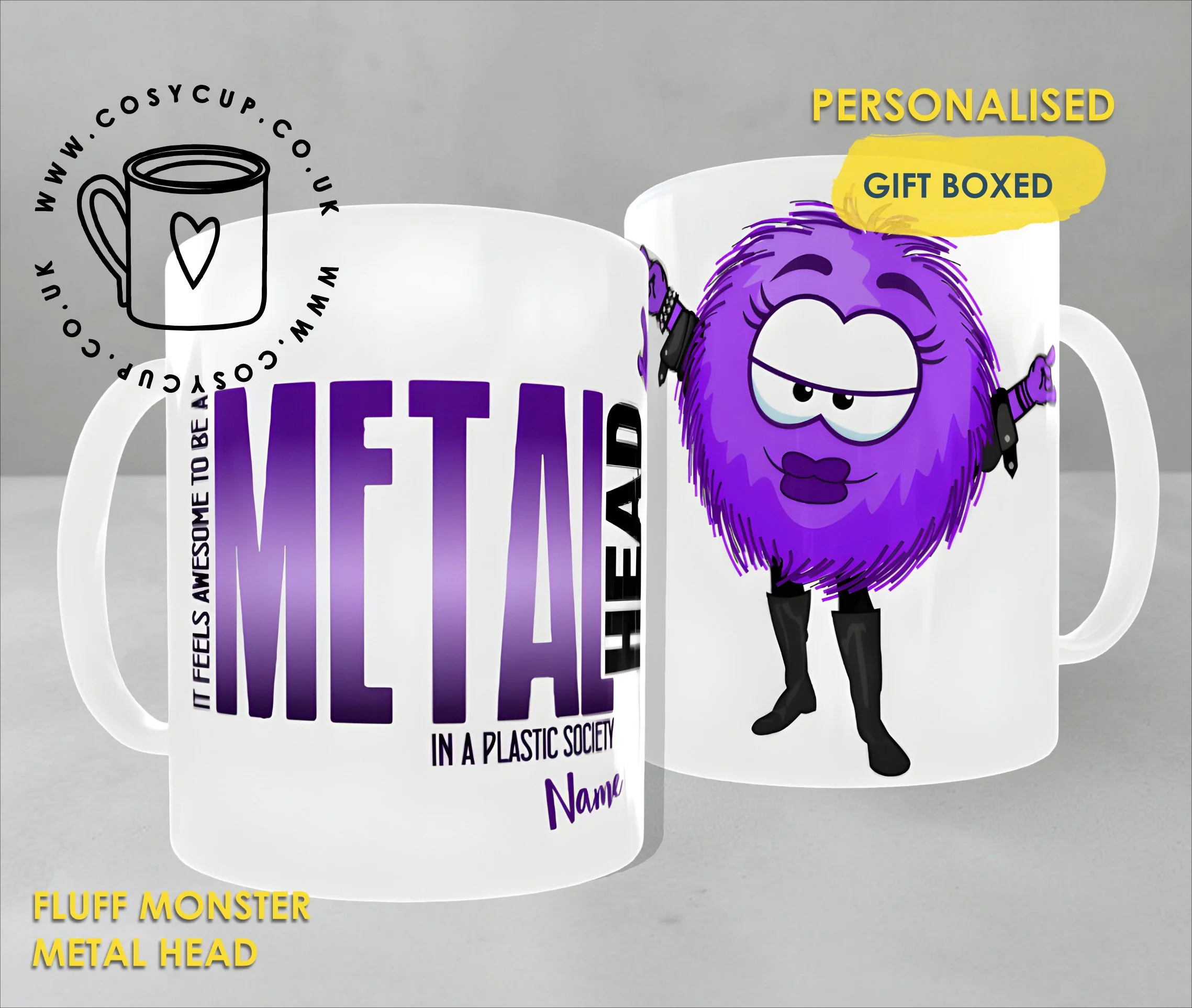 Funny Personalised Metal Head