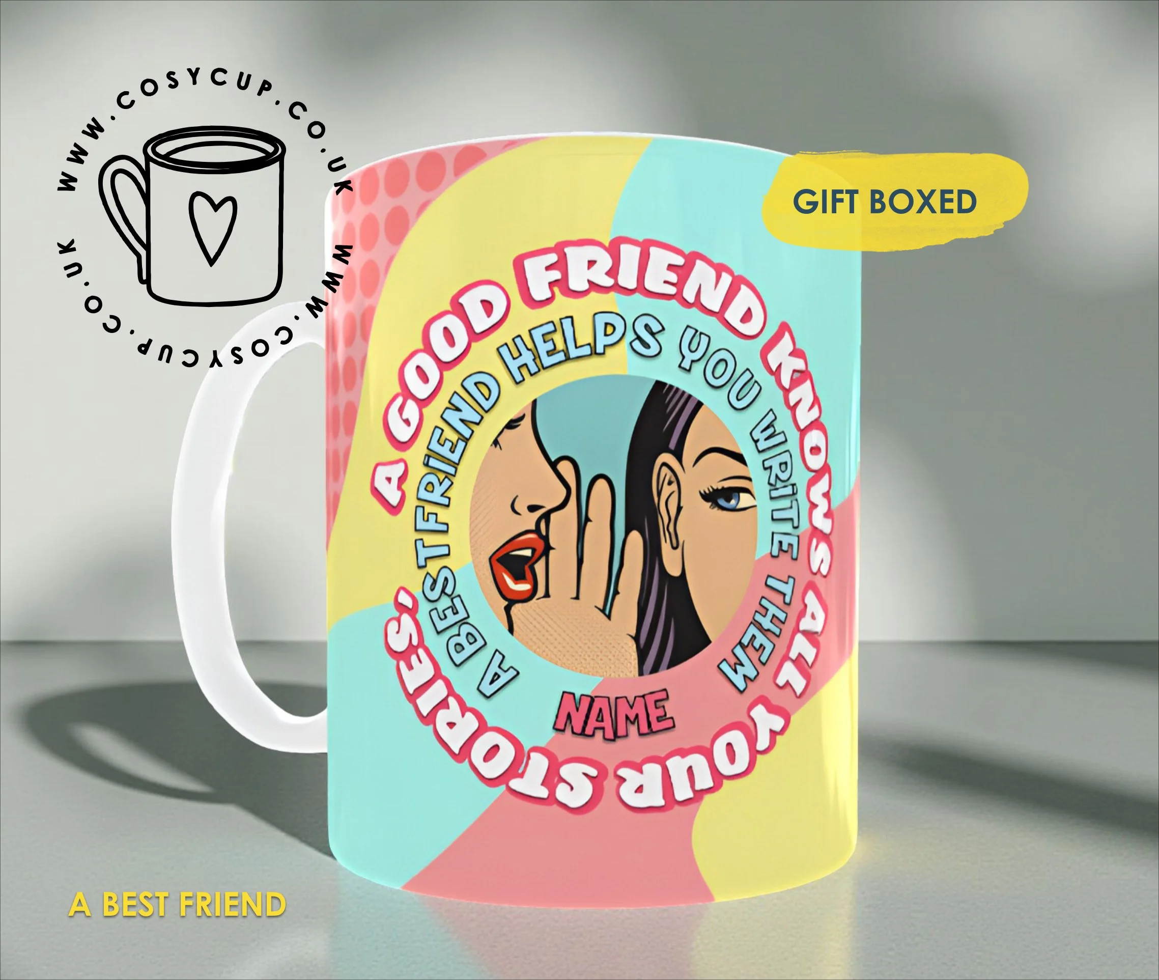 Best Friends Funny Personalised Mug