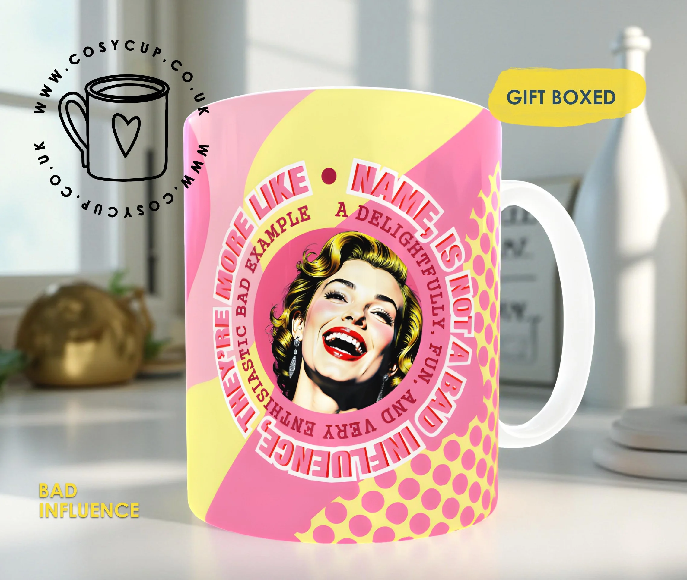 Bad Influence Personalised Mug