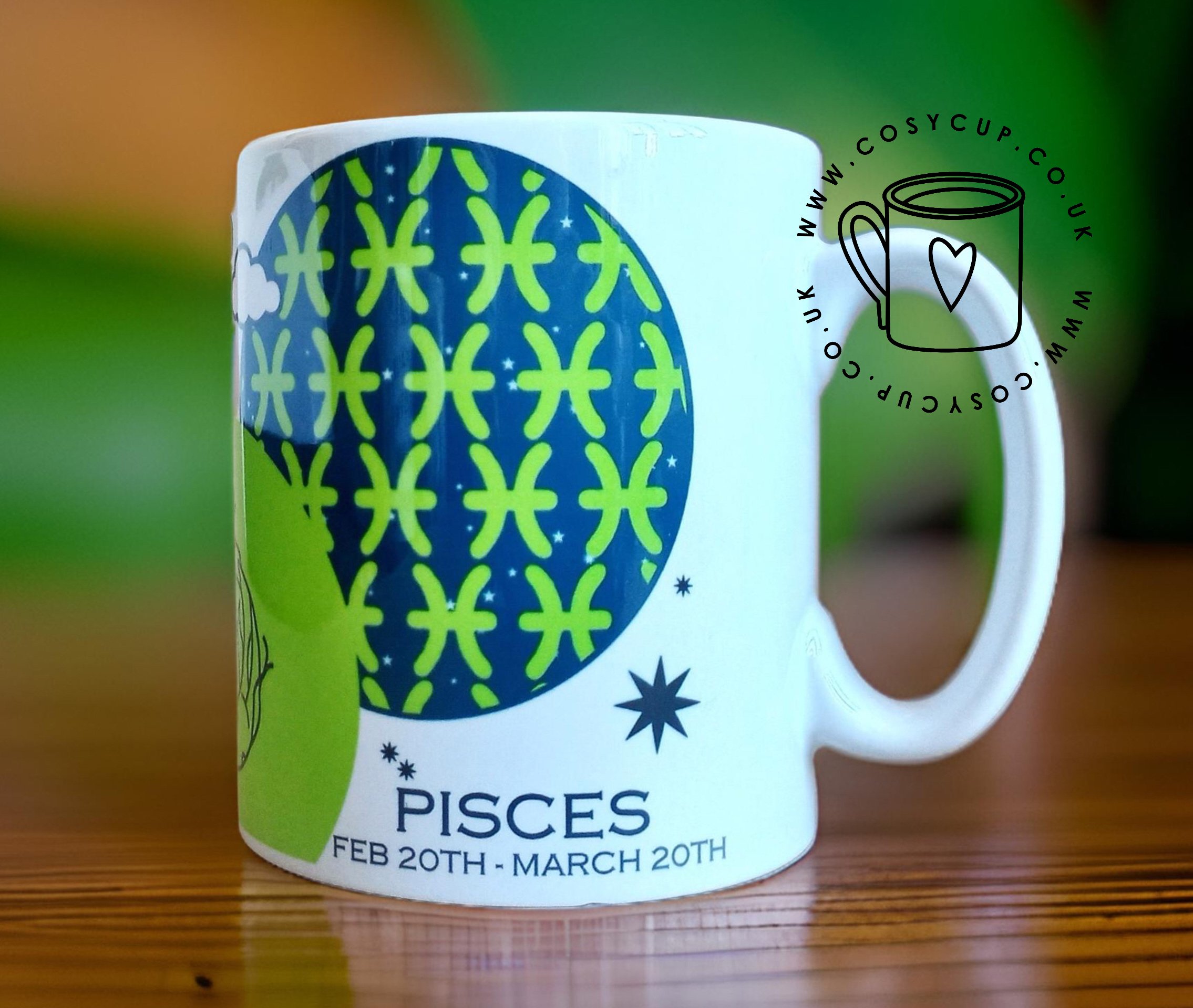 Pisces Star Sign Mug