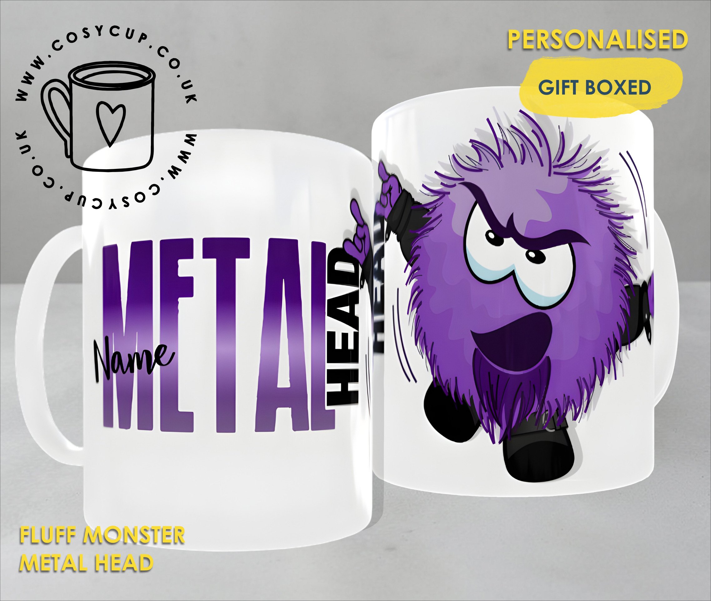 Funny Personalised Metal Head